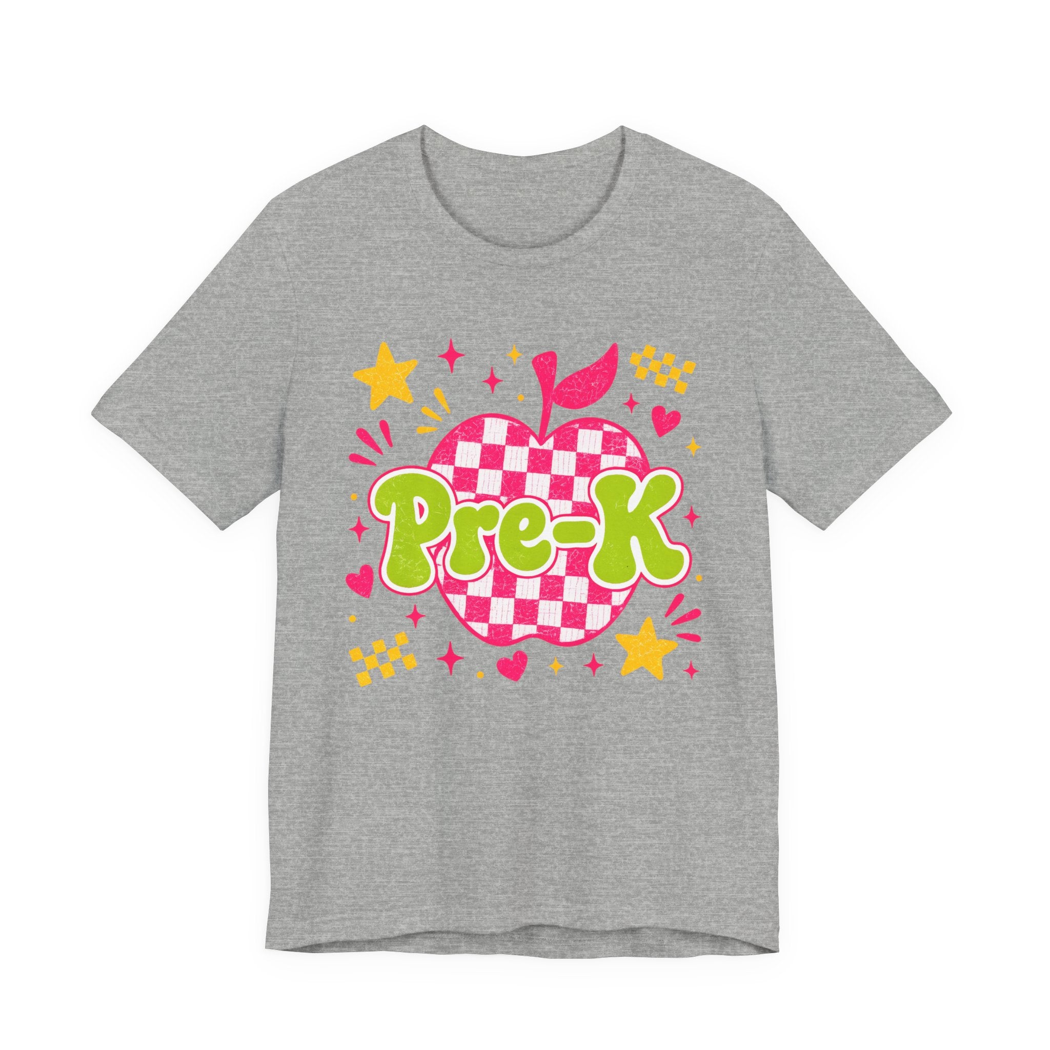 Retro Pre-K Teacher Shirt | Cute Checkerboard Teacher Tee | Back to School
