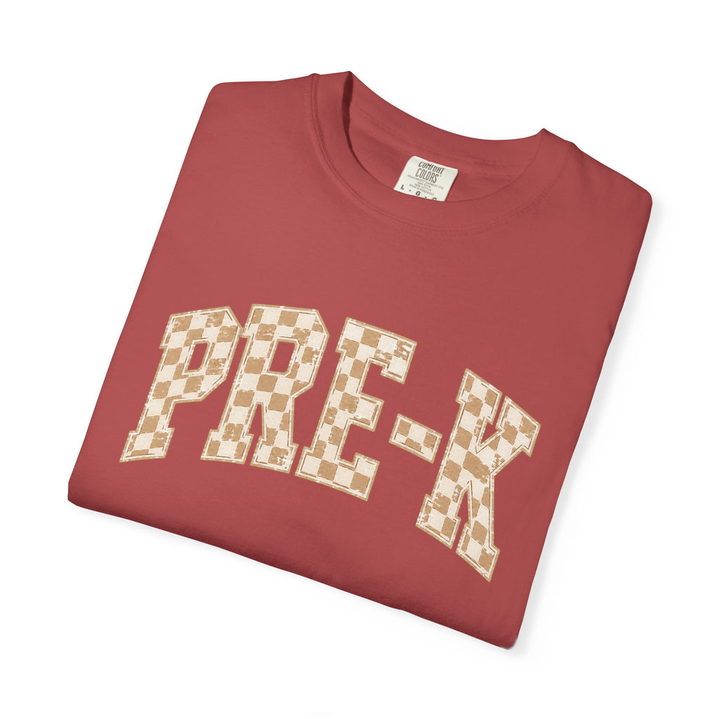 Pre-K Teacher Shirt | Retro Leopard Teacher Tee