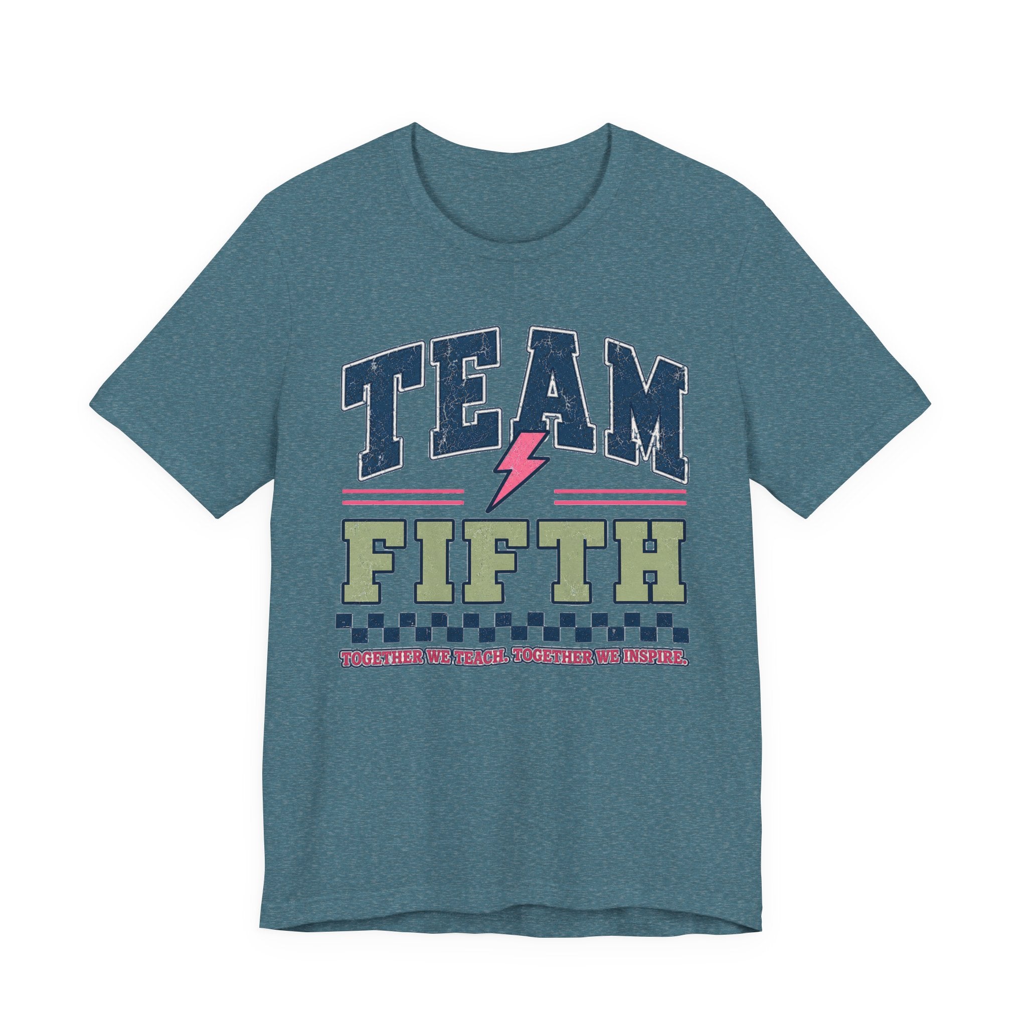 Fifth Grade Varsity Teacher Shirt | Custom Teacher Tee | Back to School Teacher Gift | Bella+Canvas 3001 Graphic T-Shirt