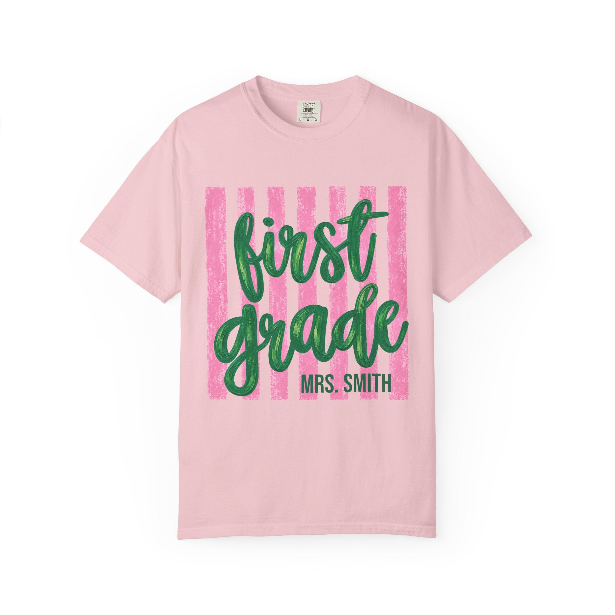 Personalized First Grade Teacher Shirt | 1st Grade Team Tee | Painted Script Back to School Shirt