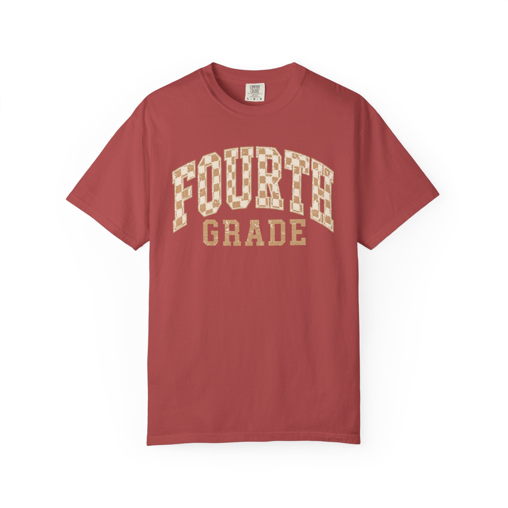 Fourth Grade Teacher Shirt | Retro Leopard Teacher Tee