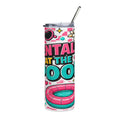 Mentally At the Pool Stainless Steel Tumbler, 20oz