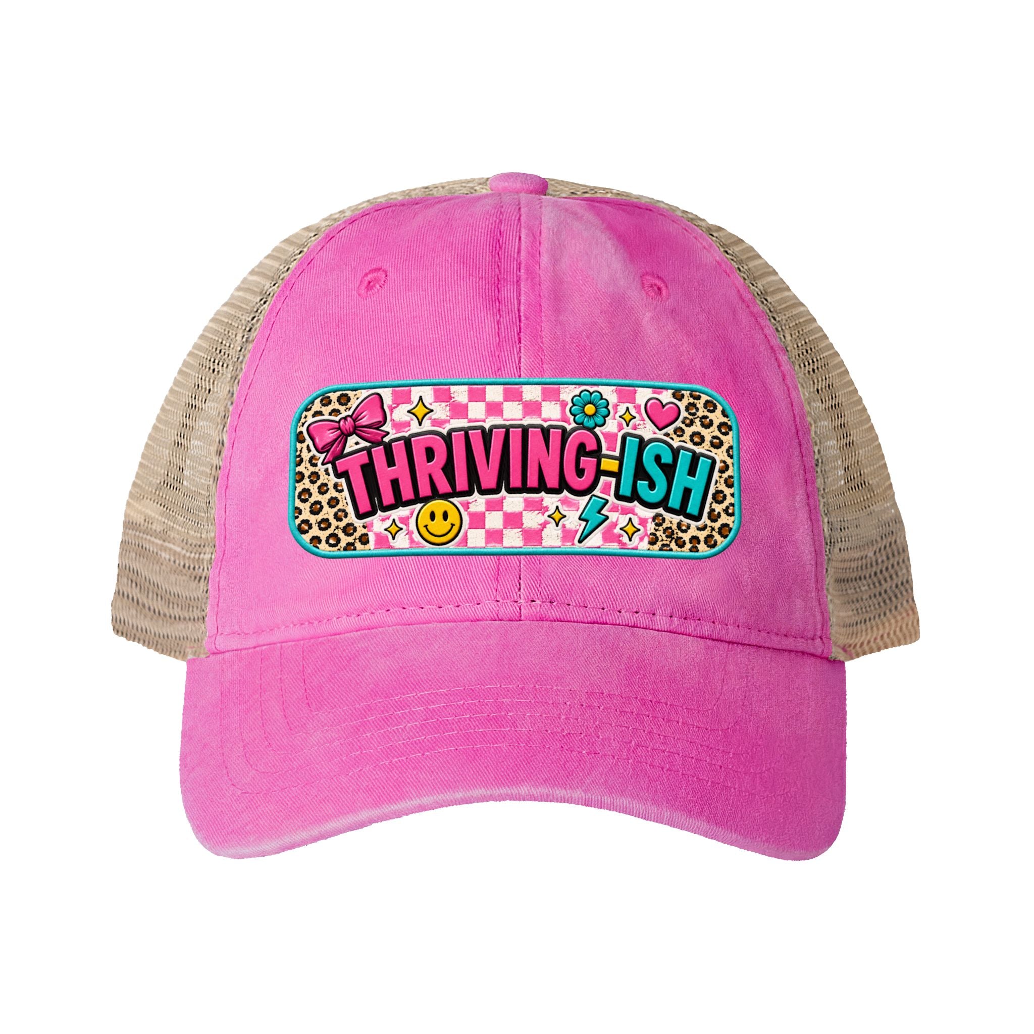 Mentally at the Pool Patch Trucker Hat | Summer Poolside Graphic