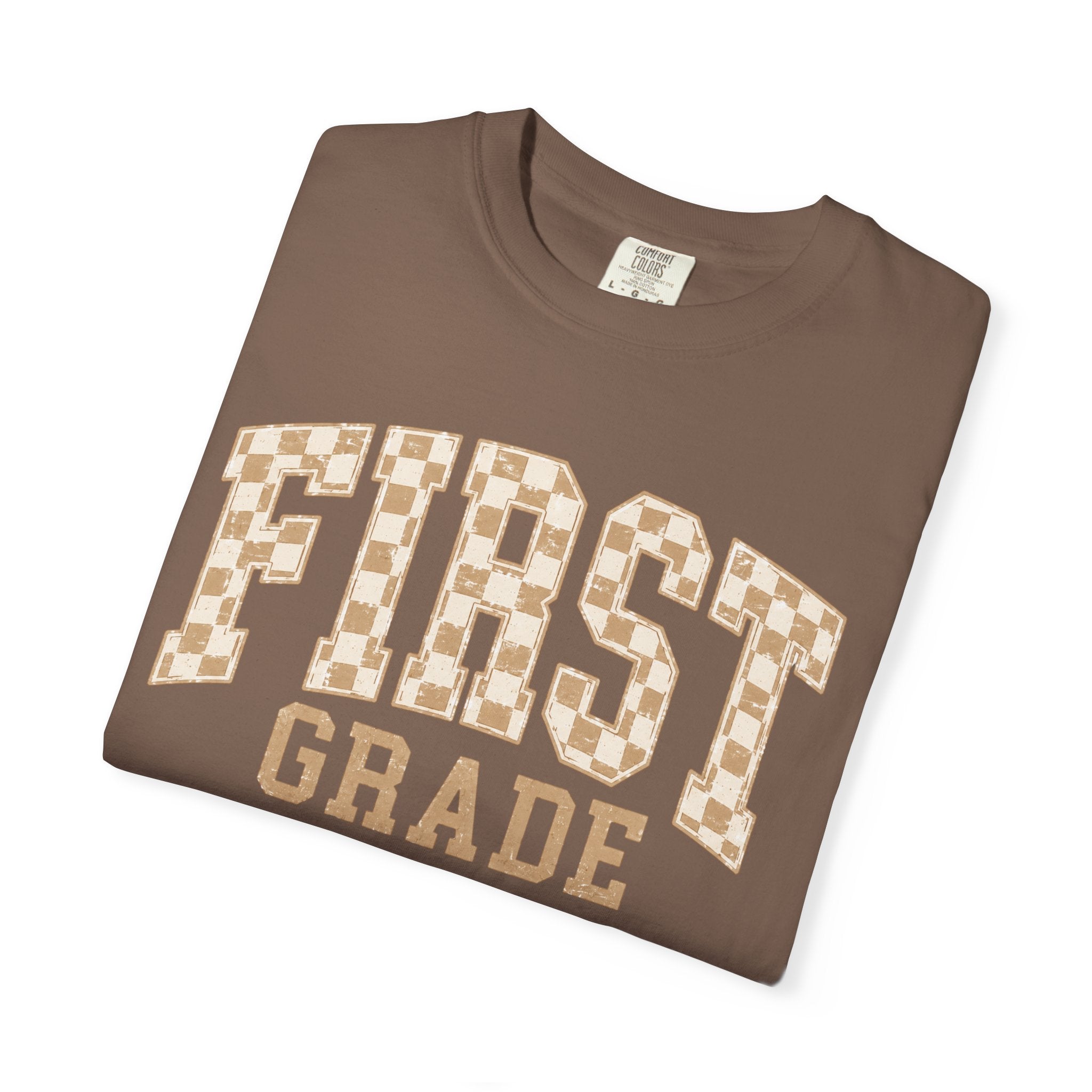 First Grade Teacher Shirt | Retro Leopard Teacher Tee