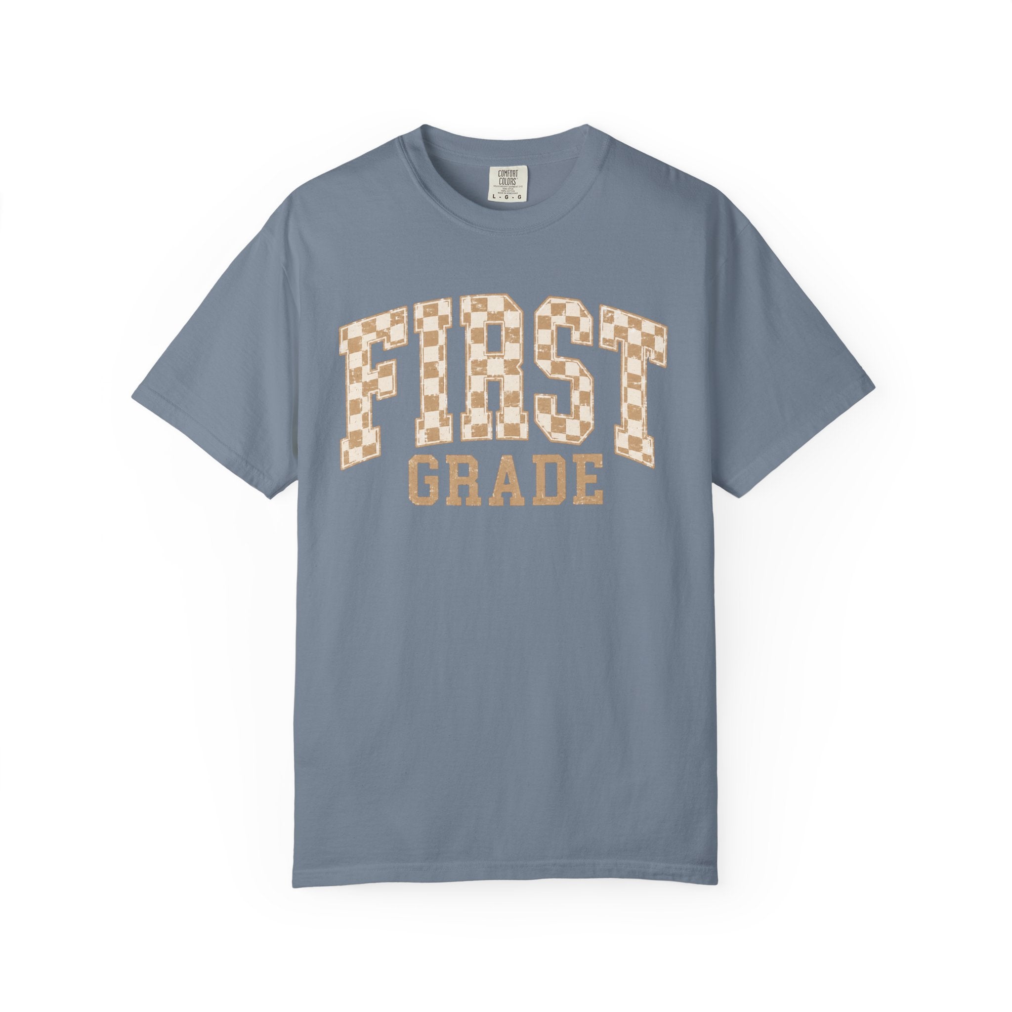 First Grade Teacher Shirt | Retro Leopard Teacher Tee
