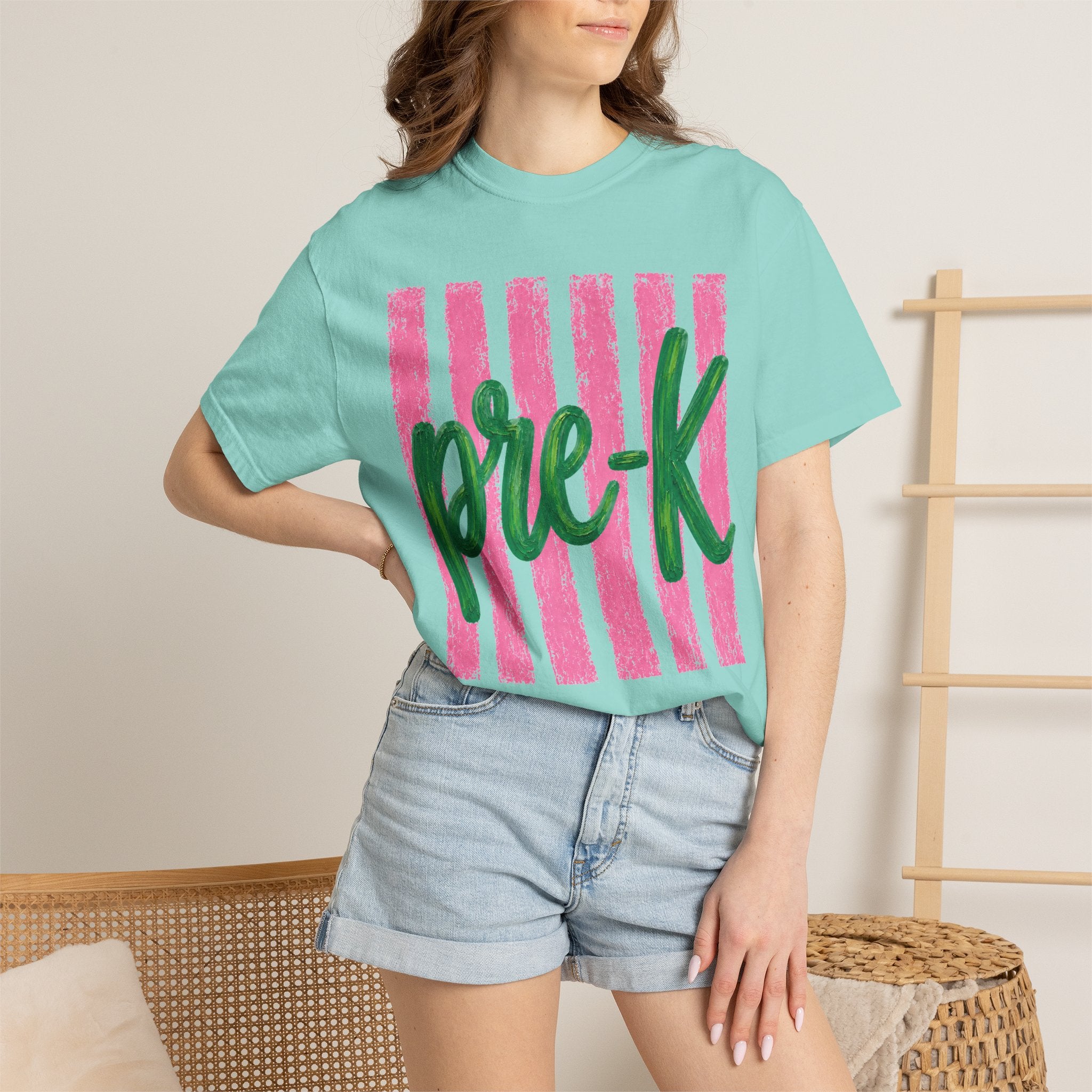 Pre-K Teacher Shirt | Pre K Grade Level Team Tee | Painted Script Back to School Shirt