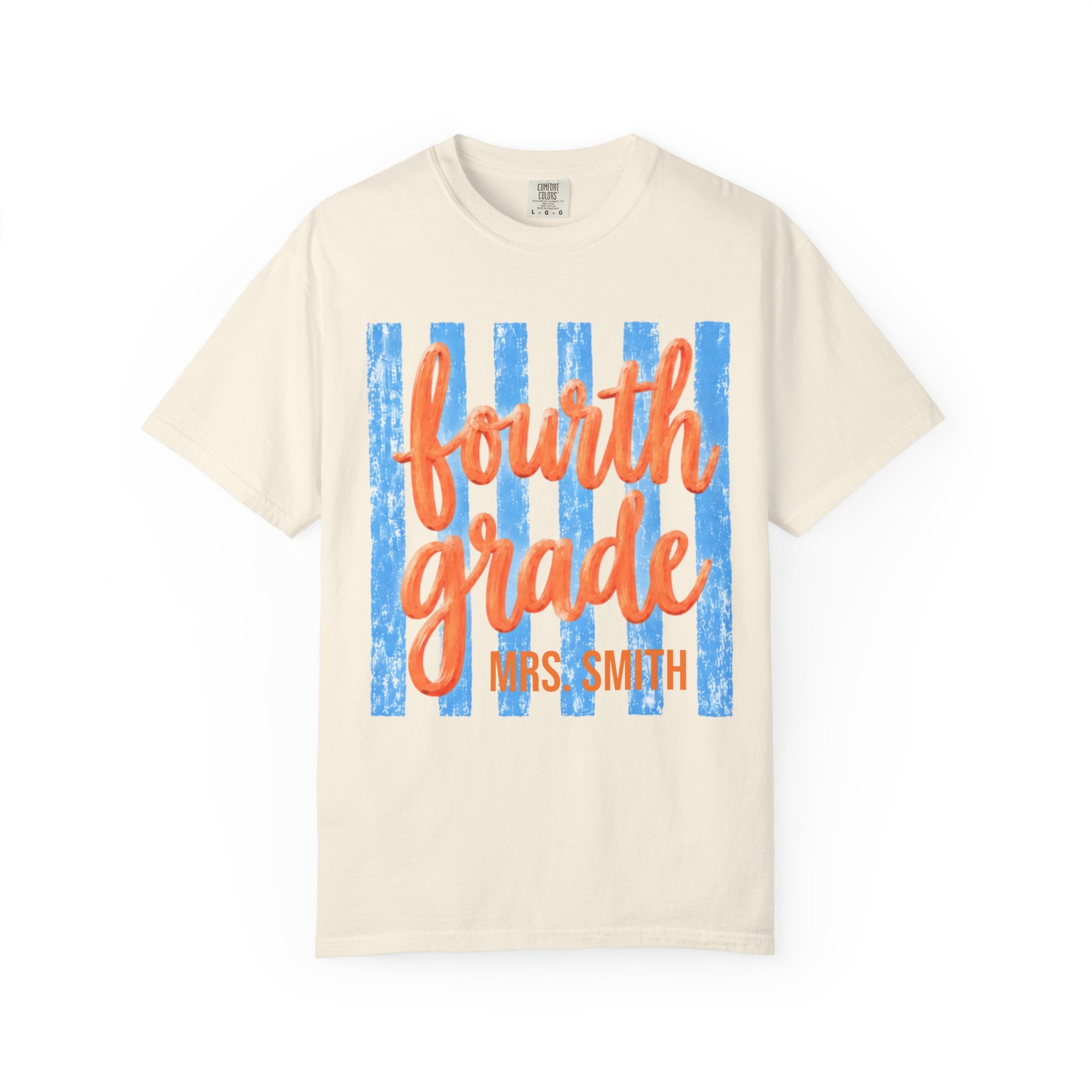 Personalized Fourth Grade Teacher Shirt | 4th Grade Team Tee | Painted Script Back to School Shirt