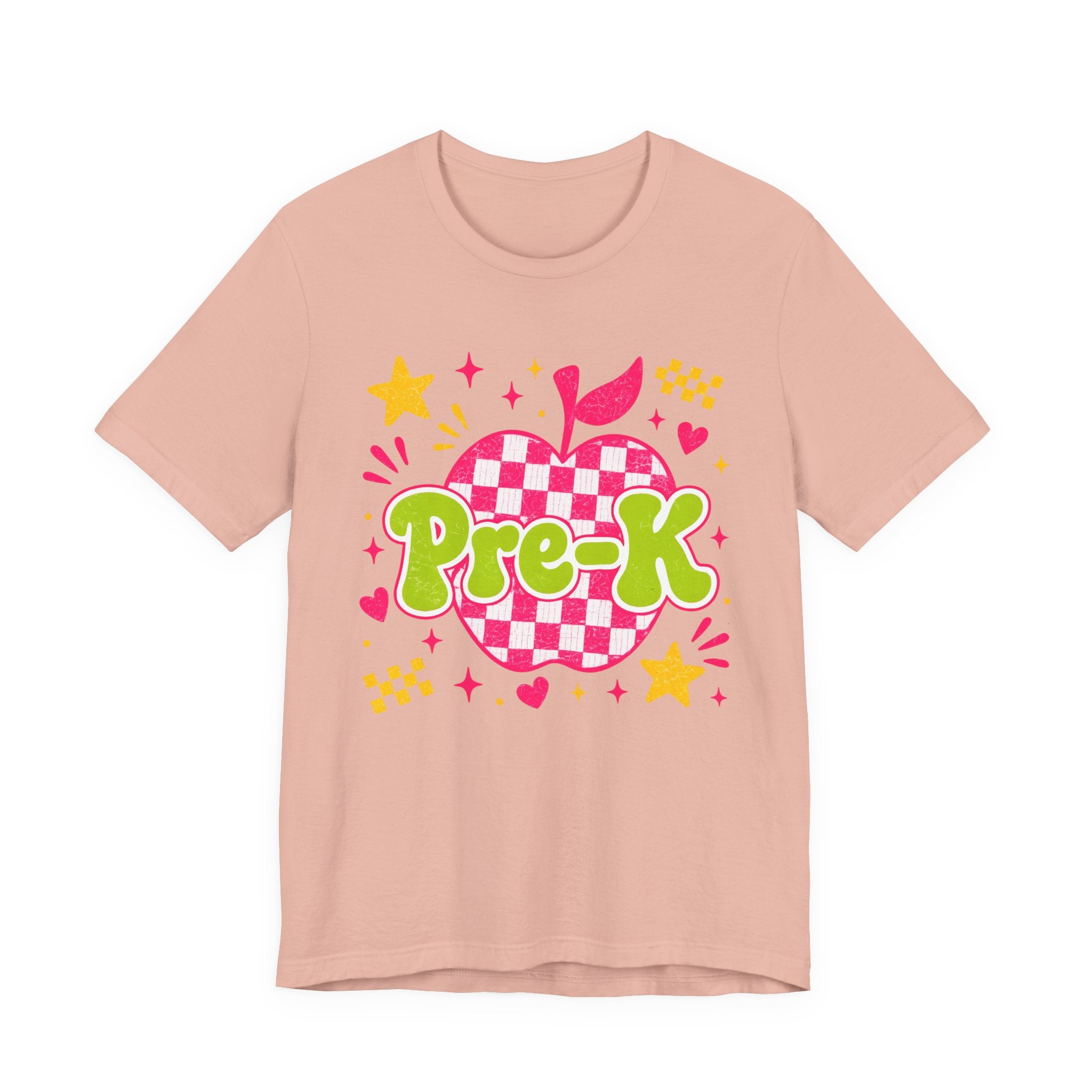 Retro Pre-K Teacher Shirt | Cute Checkerboard Teacher Tee | Back to School