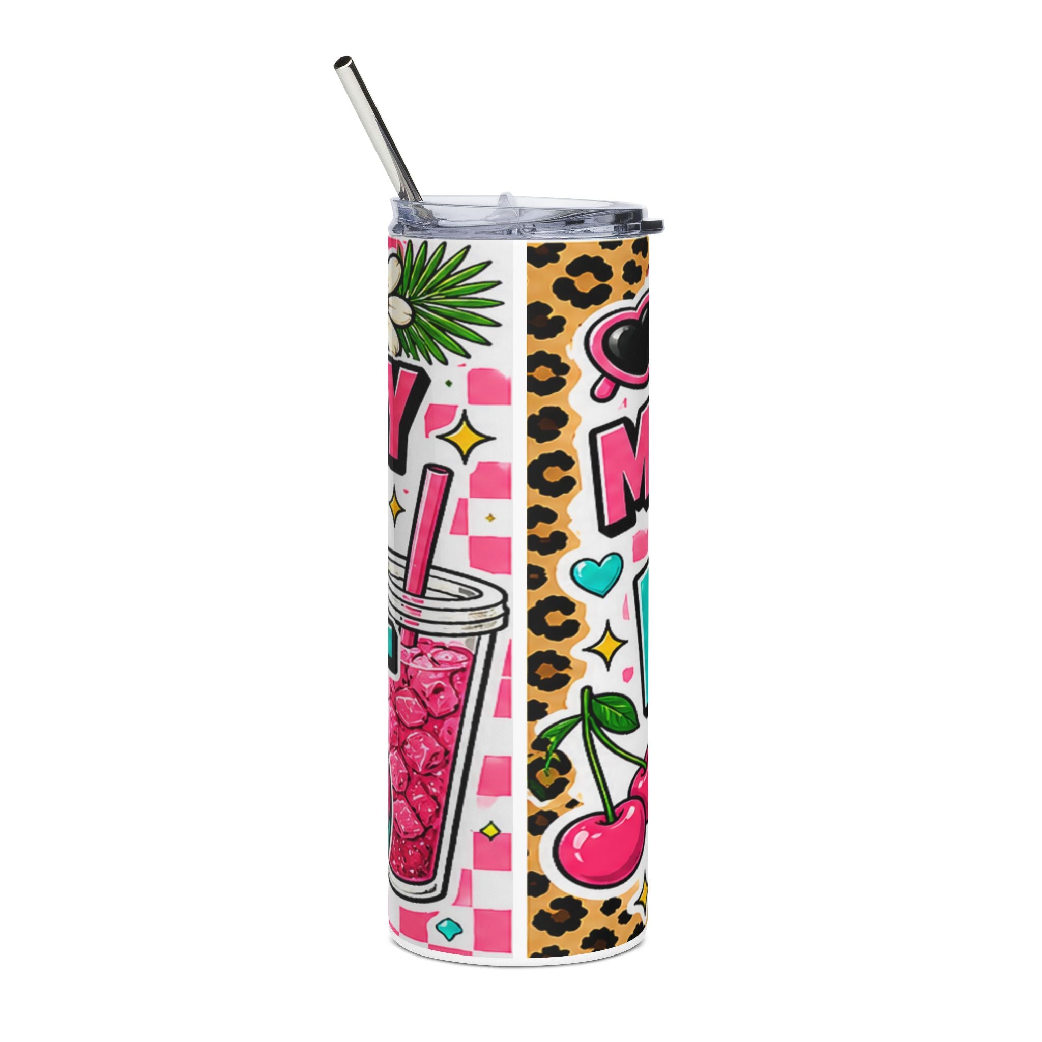 Mentally At the Pool Stainless Steel Tumbler, 20oz