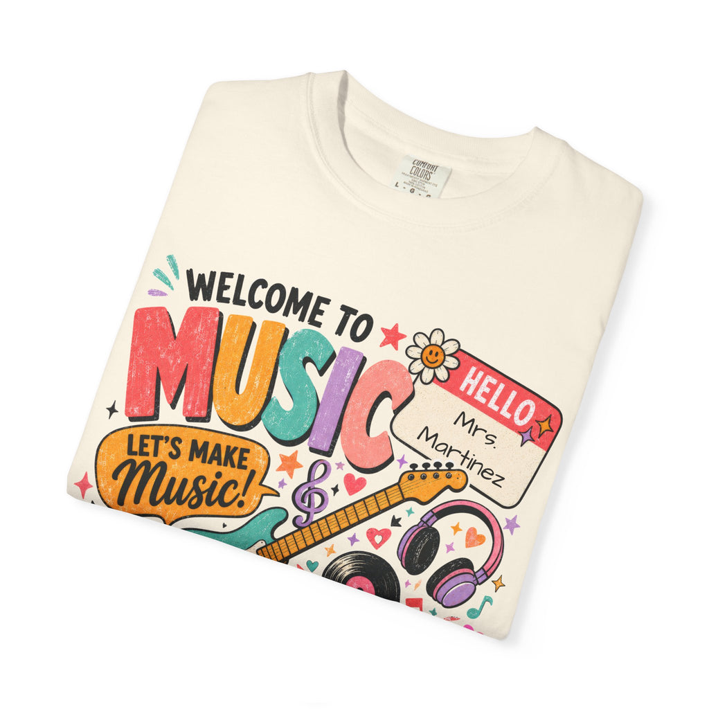 Welcome to Music Shirt | Music Teacher T-Shirt | Back to School Music Teacher Tee | Elementary Music Teacher Gift | Cute Music Classroom Graphic Tee