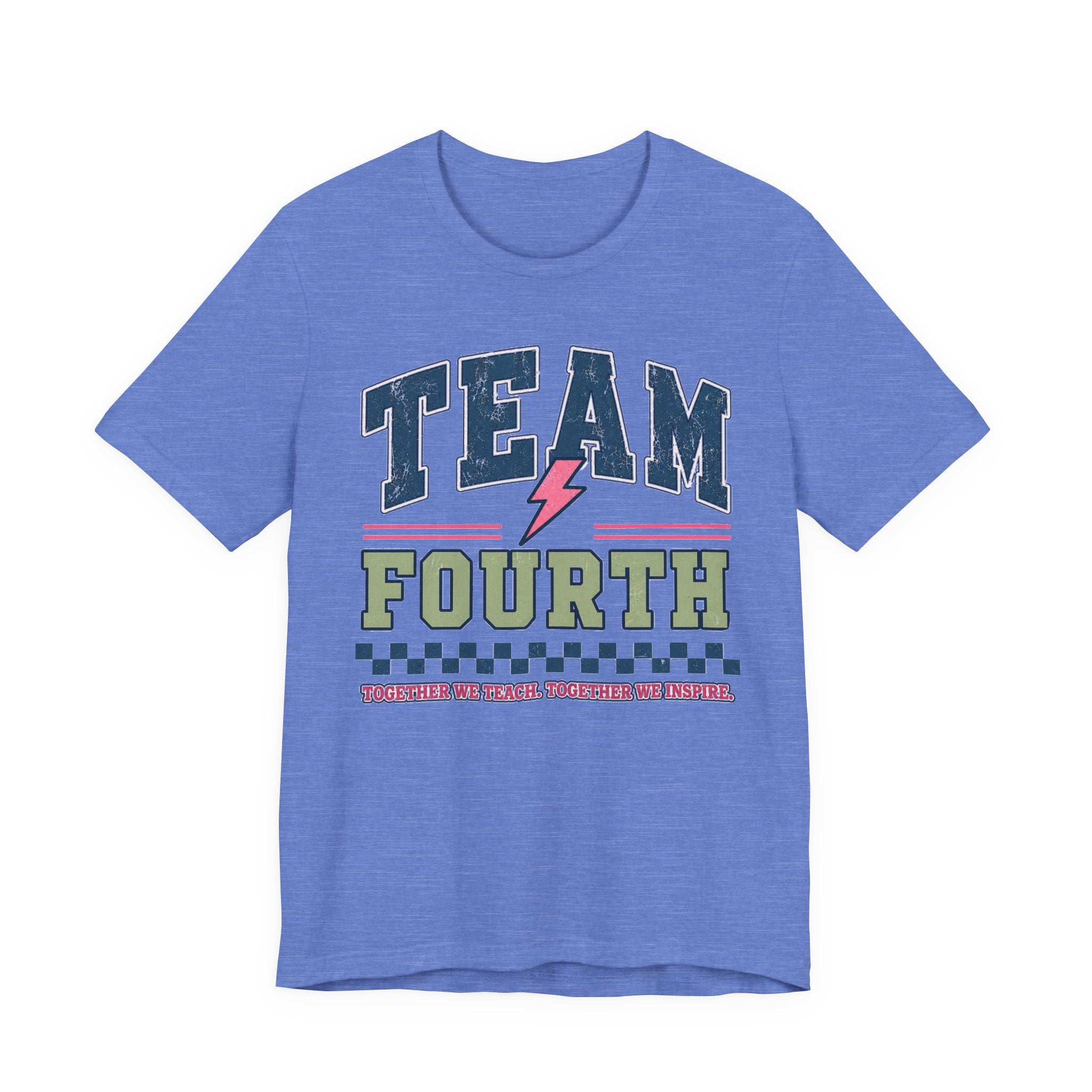Fourth Grade Varsity Teacher Shirt | Custom Teacher Tee | Back to School Teacher Gift | Bella+Canvas 3001 Graphic T-Shirt