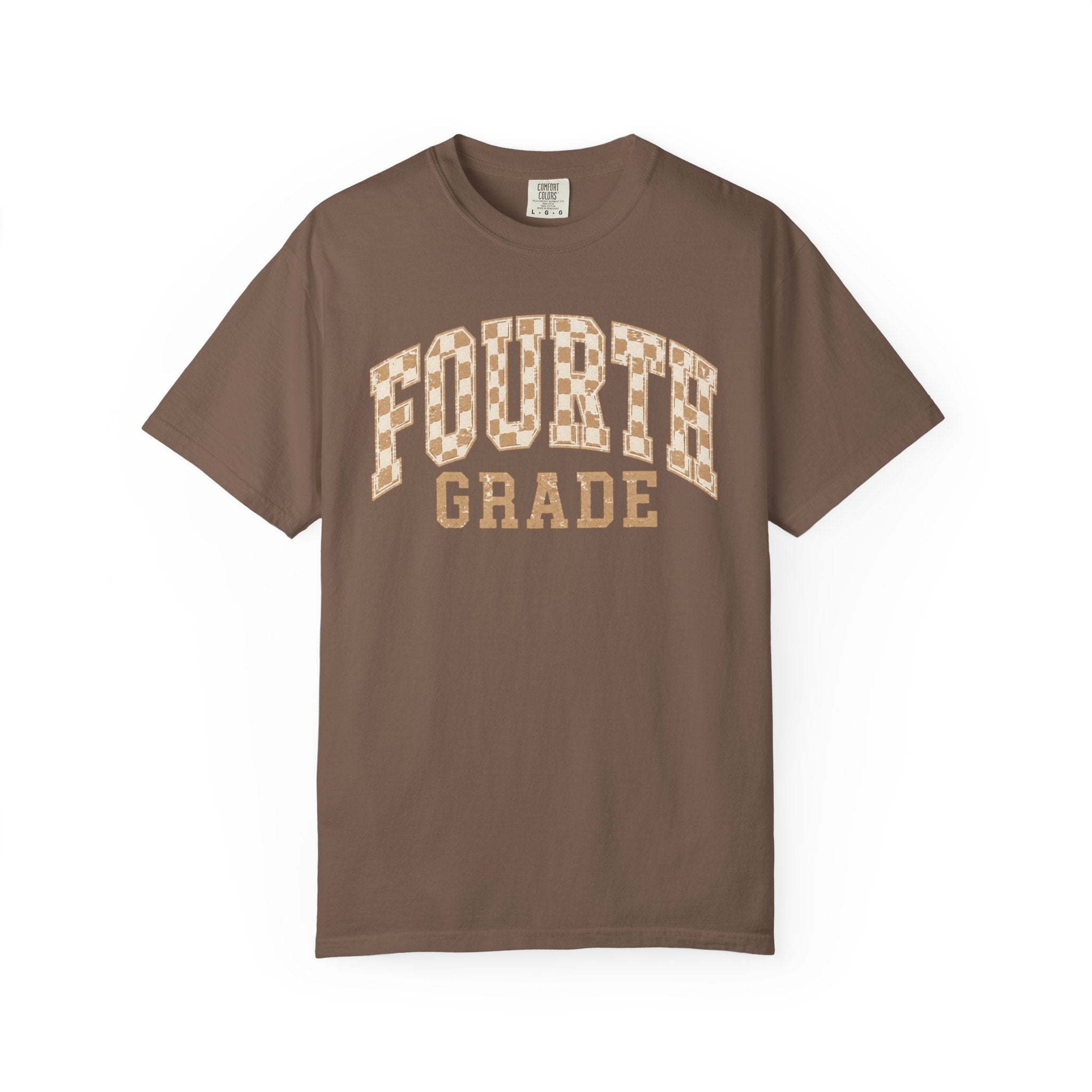 Fourth Grade Teacher Shirt | Retro Leopard Teacher Tee