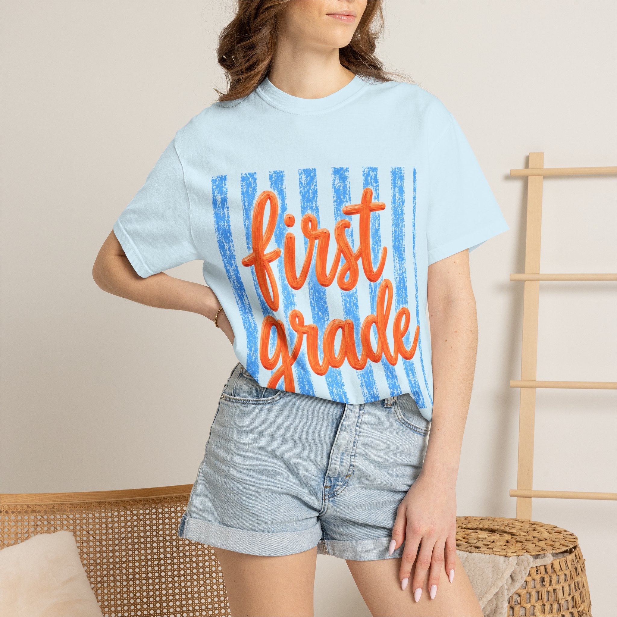 First Grade Teacher Shirt | 1st Grade Team Tee | Painted Script Back to School Shirt