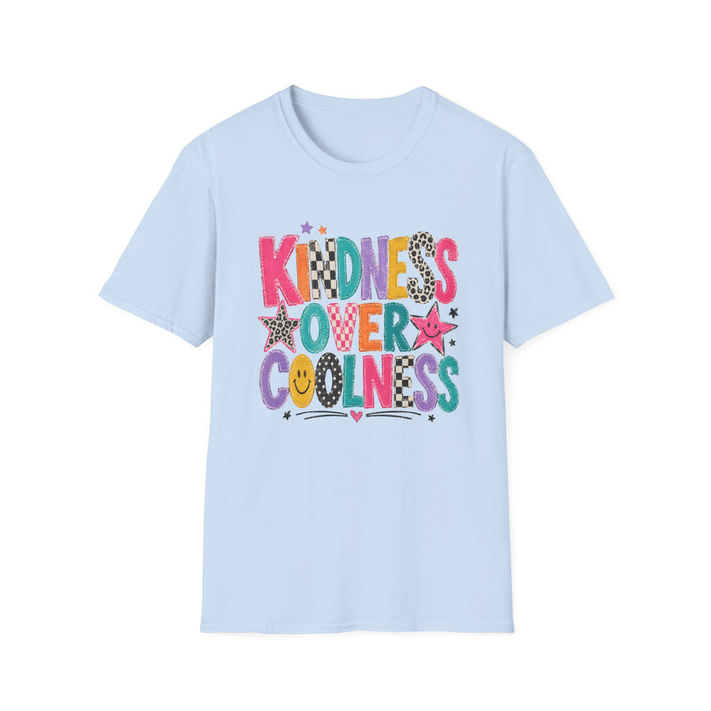 Kindness Over Coolness Teacher Shirt | Retro Back to School Tee | Positive School Shirt