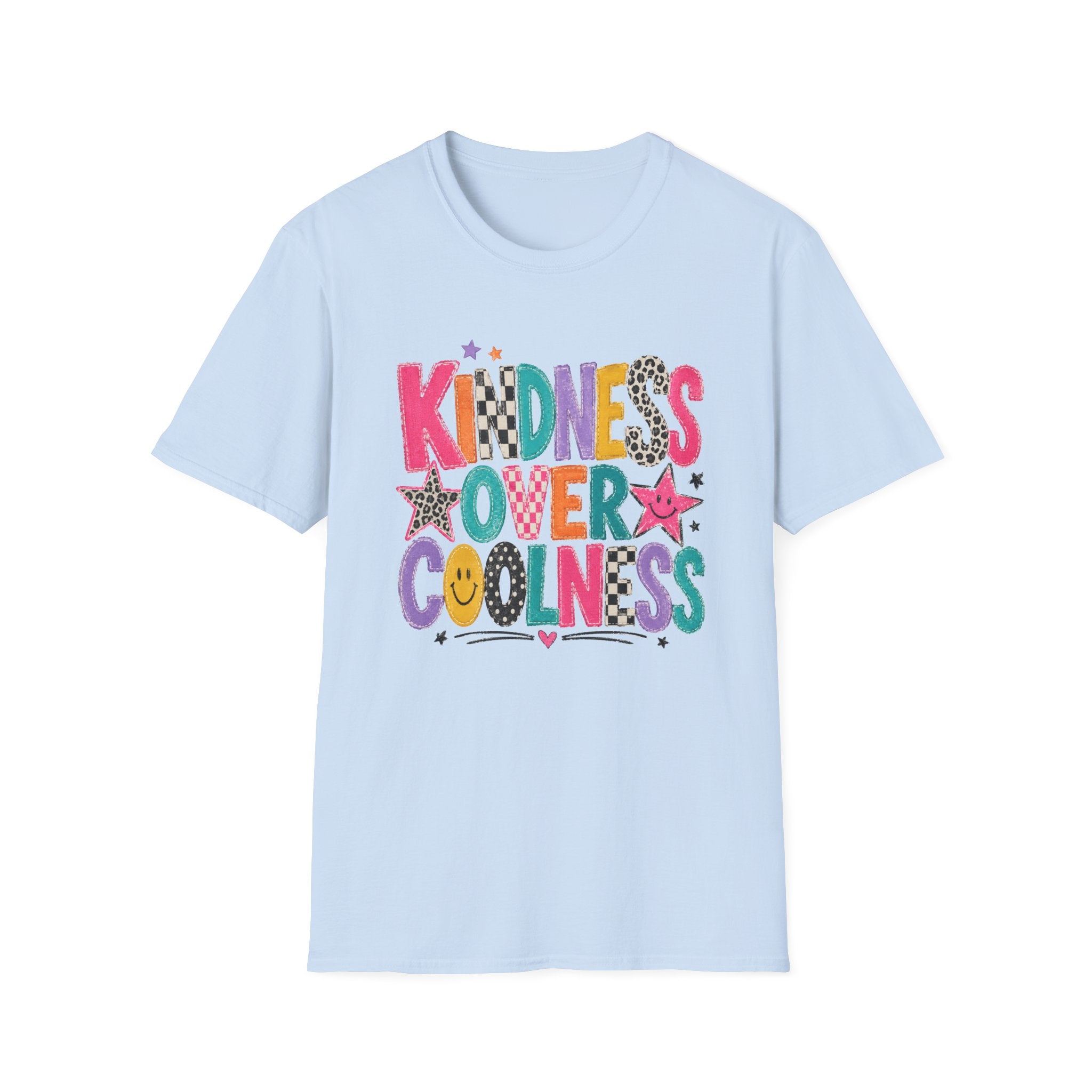 Kindness Over Coolness Teacher Shirt | Retro Back to School Tee | Positive School Shirt