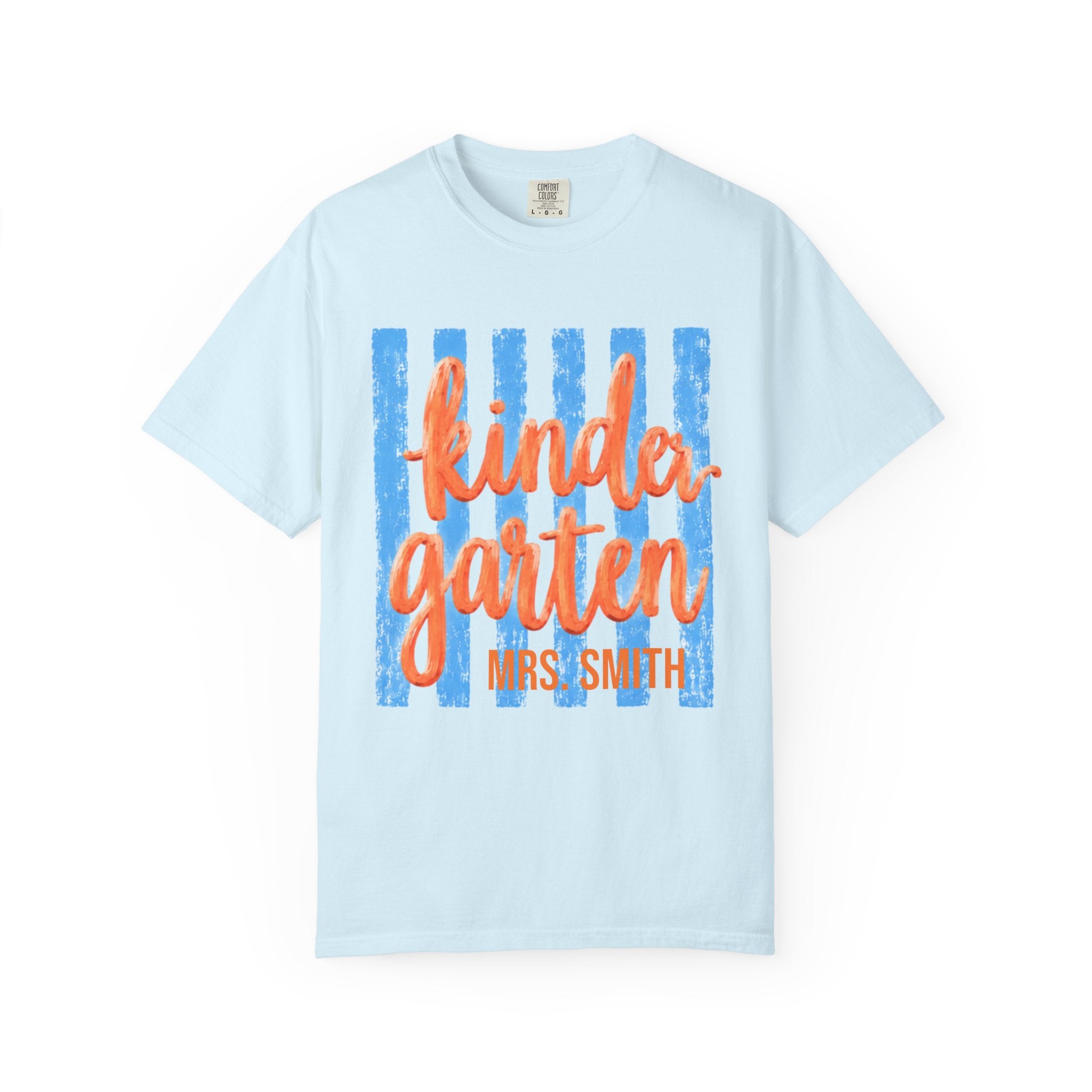 Personalized Kindergarten Teacher Shirt | Kinder Grade Level Team Tee | Painted Script Back to School Shirt