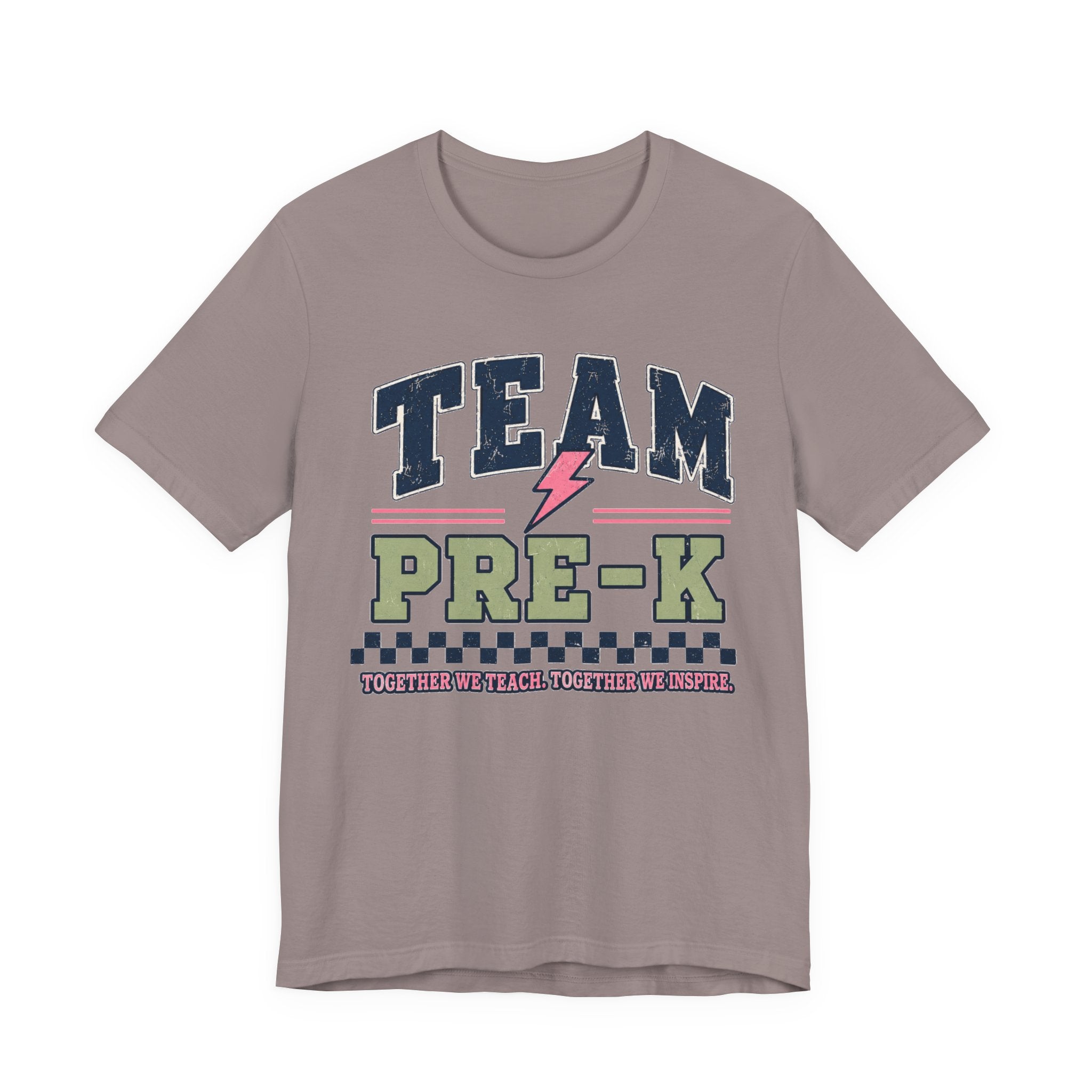 Pre-K Varsity Teacher Shirt | Custom Teacher Tee | Back to School Teacher Gift | Bella+Canvas 3001 Graphic T-Shirt