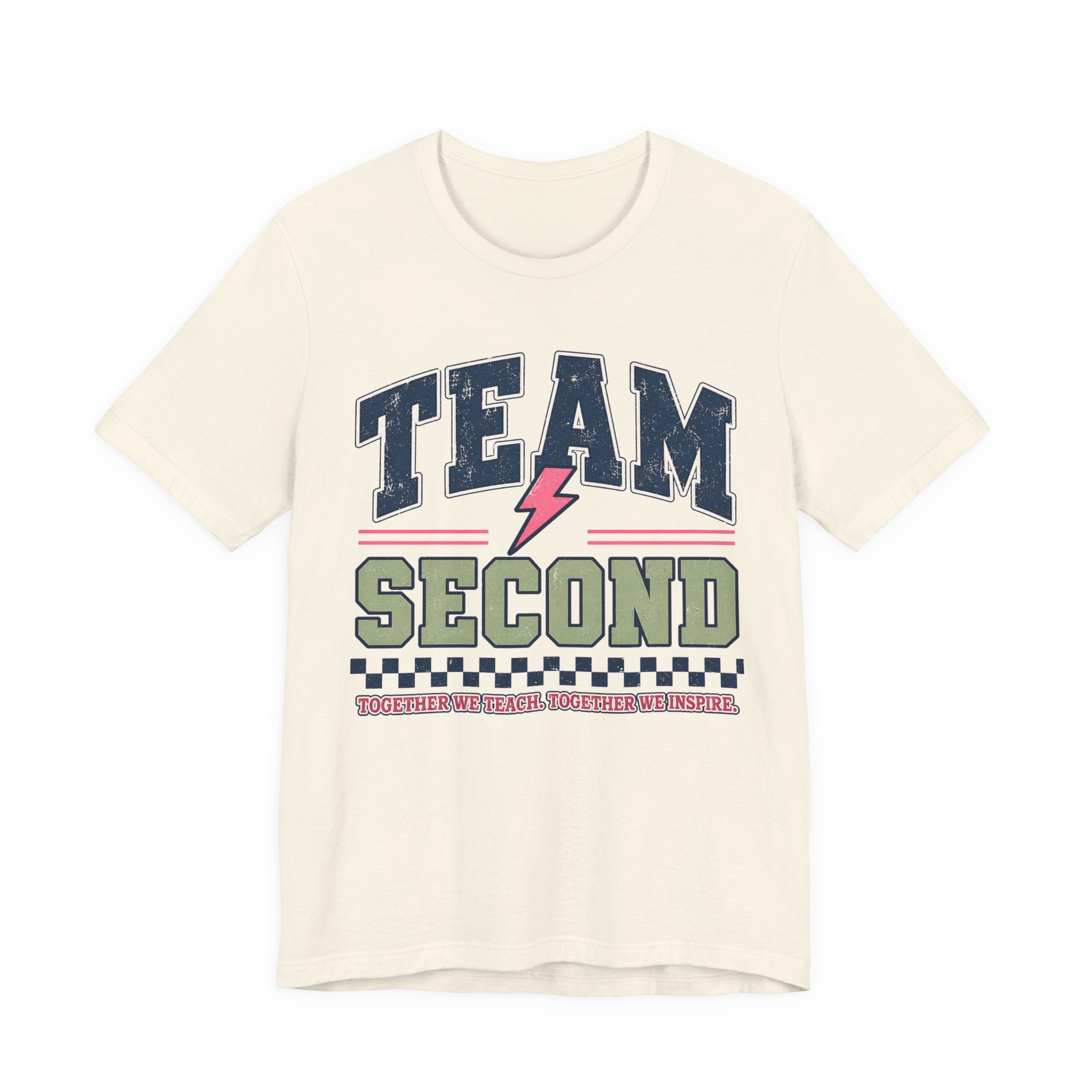 Second Varsity Teacher Shirt | Custom Teacher Tee | Back to School Teacher Gift | Bella+Canvas 3001 Graphic T-Shirt