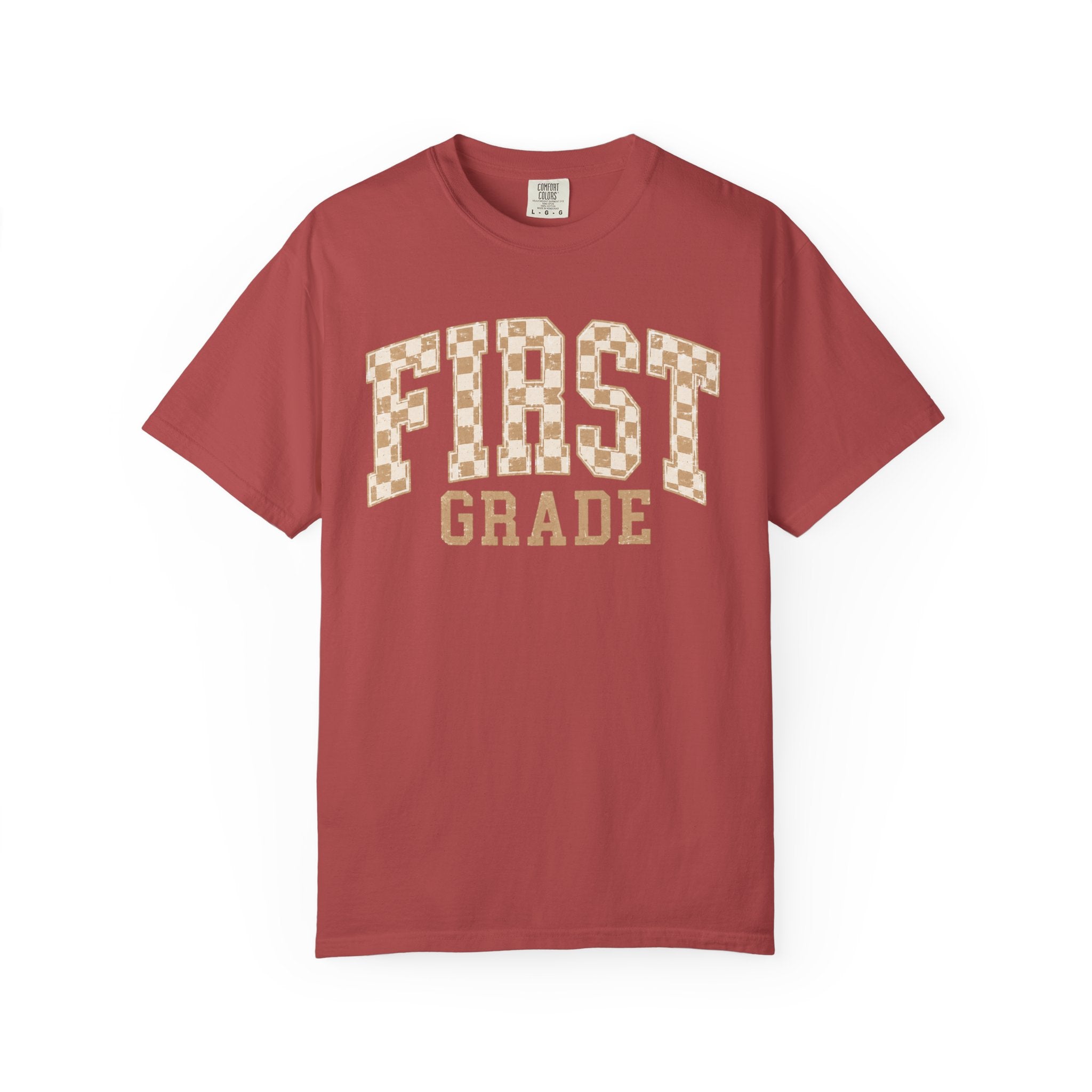 First Grade Teacher Shirt | Retro Leopard Teacher Tee