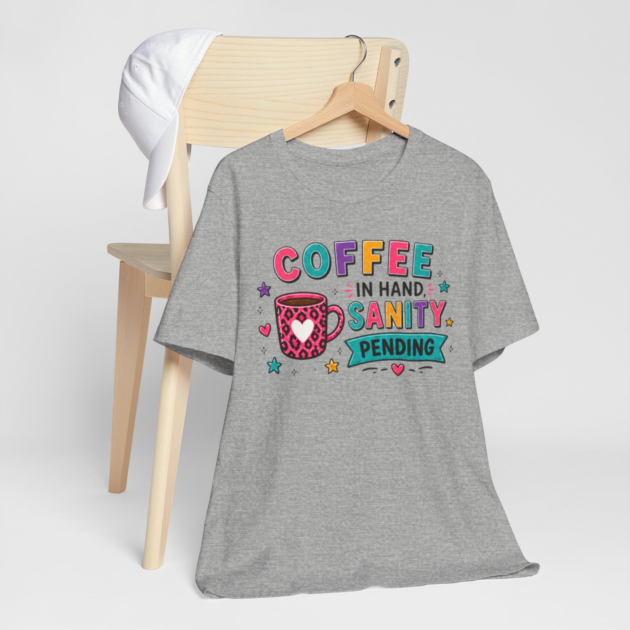 Coffee in Hand, Sanity Loading Tee | Funny Teacher Shirt