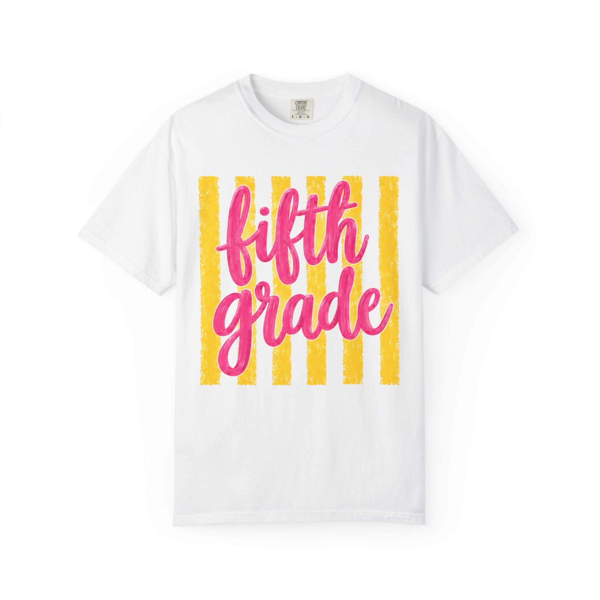 Fifth Grade Teacher Shirt | 5th Grade Team Tee | Painted Script Back to School Shirt