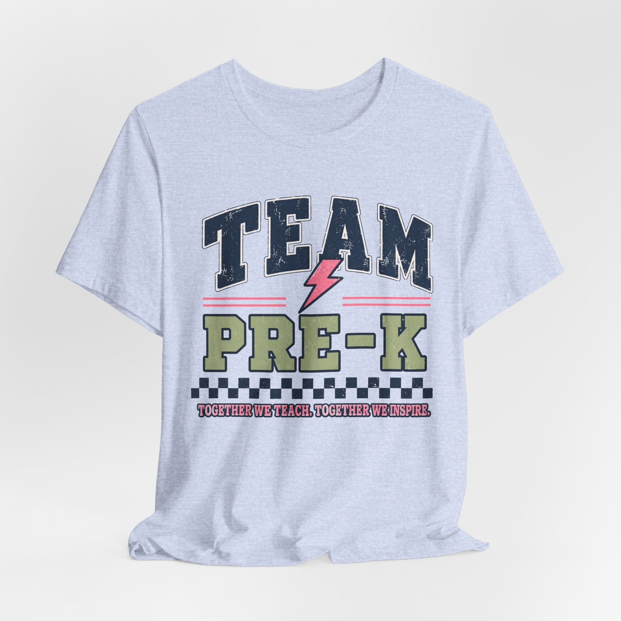 Pre-K Varsity Teacher Shirt | Custom Teacher Tee | Back to School Teacher Gift | Bella+Canvas 3001 Graphic T-Shirt