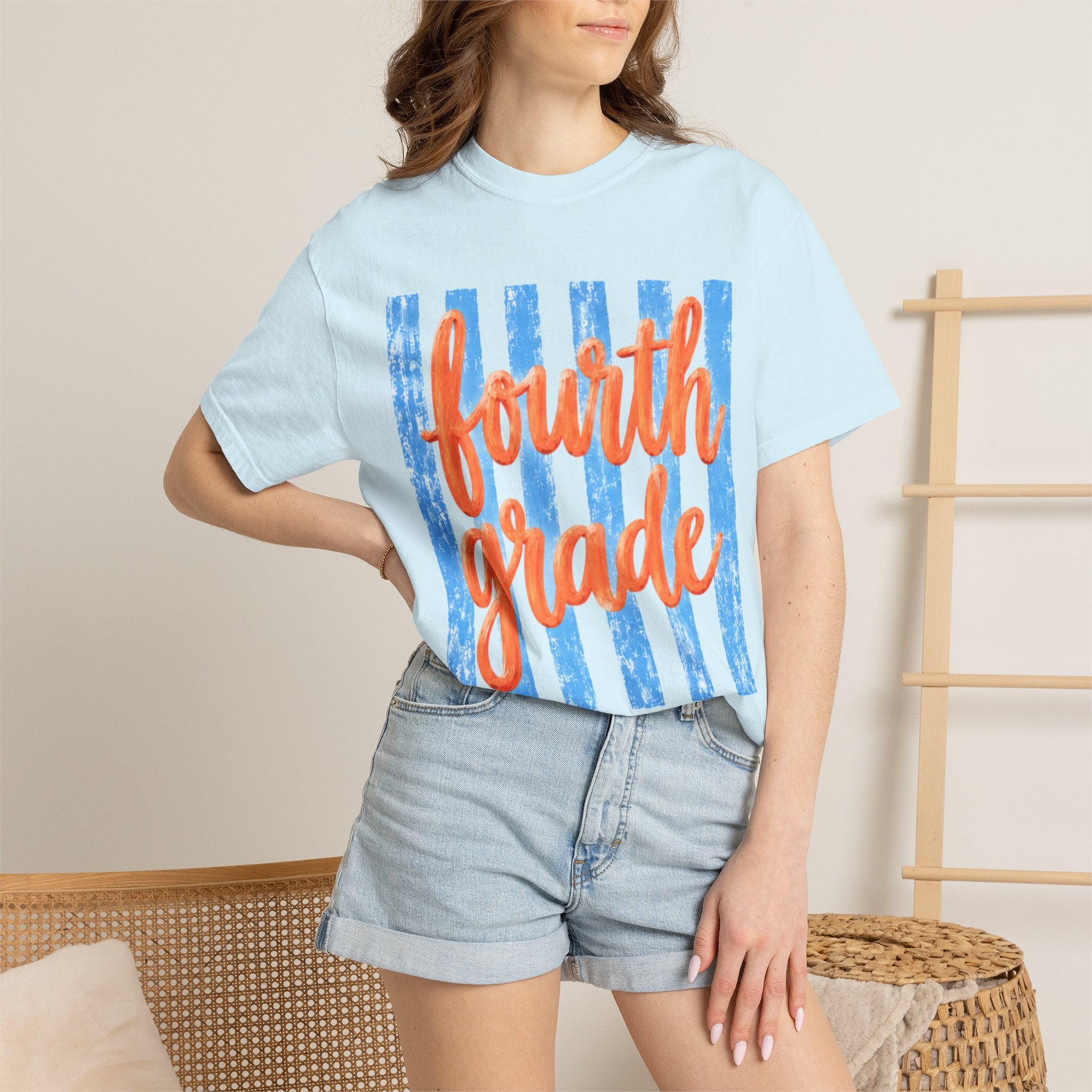 Fourth Grade Teacher Shirt | 4th Grade Team Tee | Painted Script Back to School Shirt