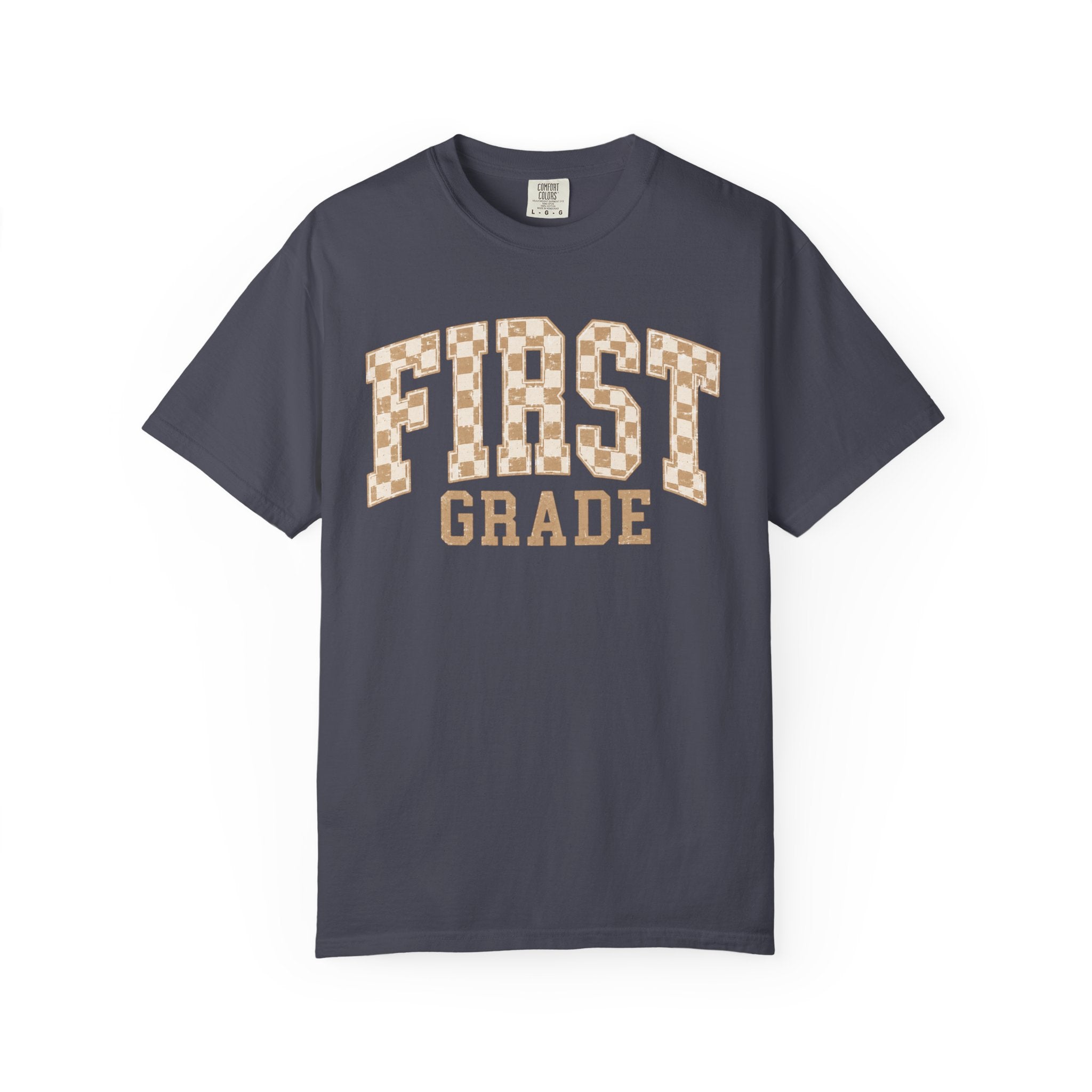 First Grade Teacher Shirt | Retro Leopard Teacher Tee