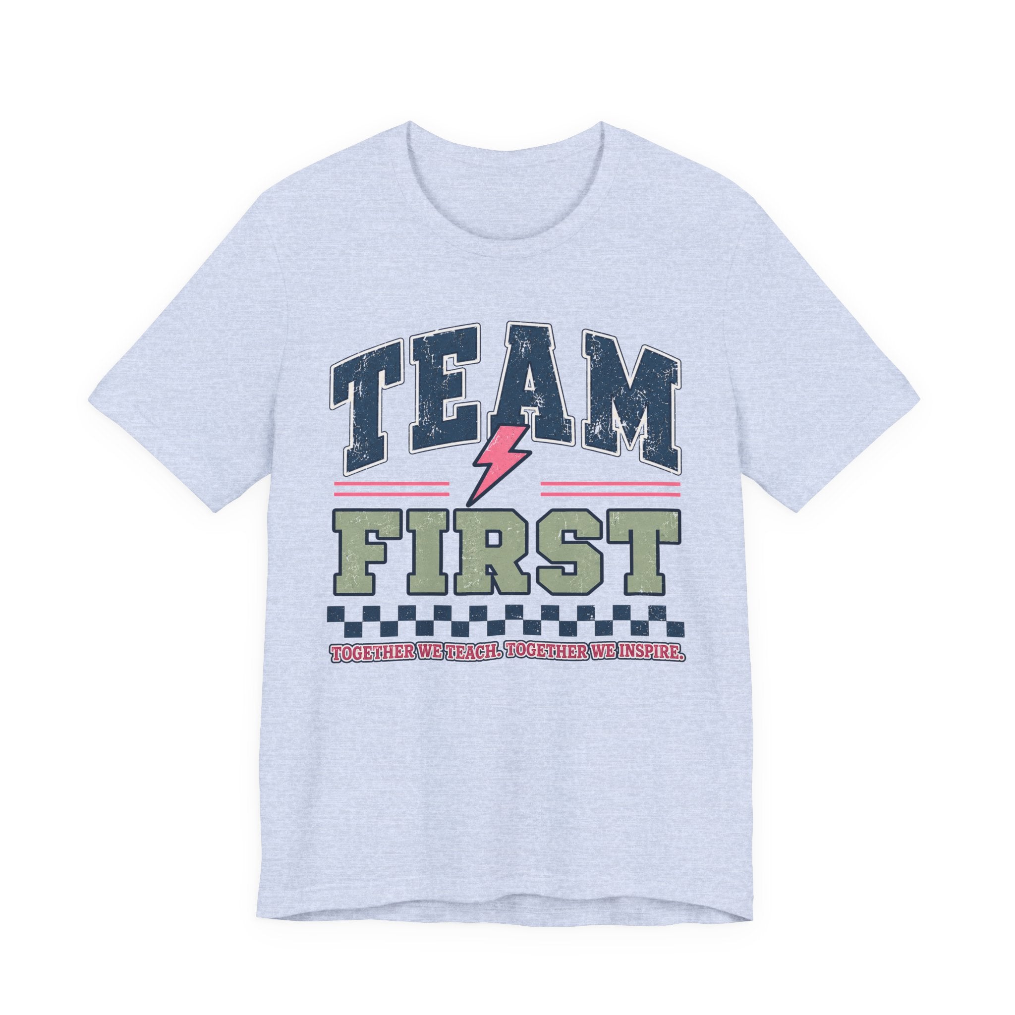 First Grade Varsity Teacher Shirt | Custom Teacher Tee | Back to School Teacher Gift | Bella+Canvas 3001 Graphic T-Shirt