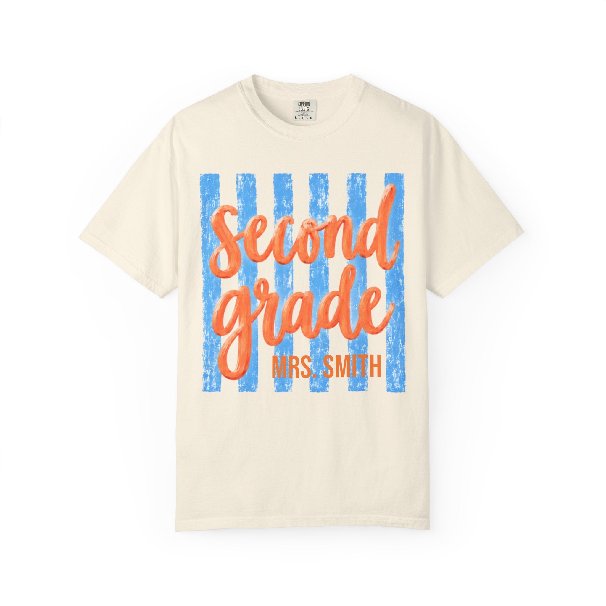 Personalized Second Grade Teacher Shirt | 2nd Grade Team Tee | Painted Script Back to School Shirt