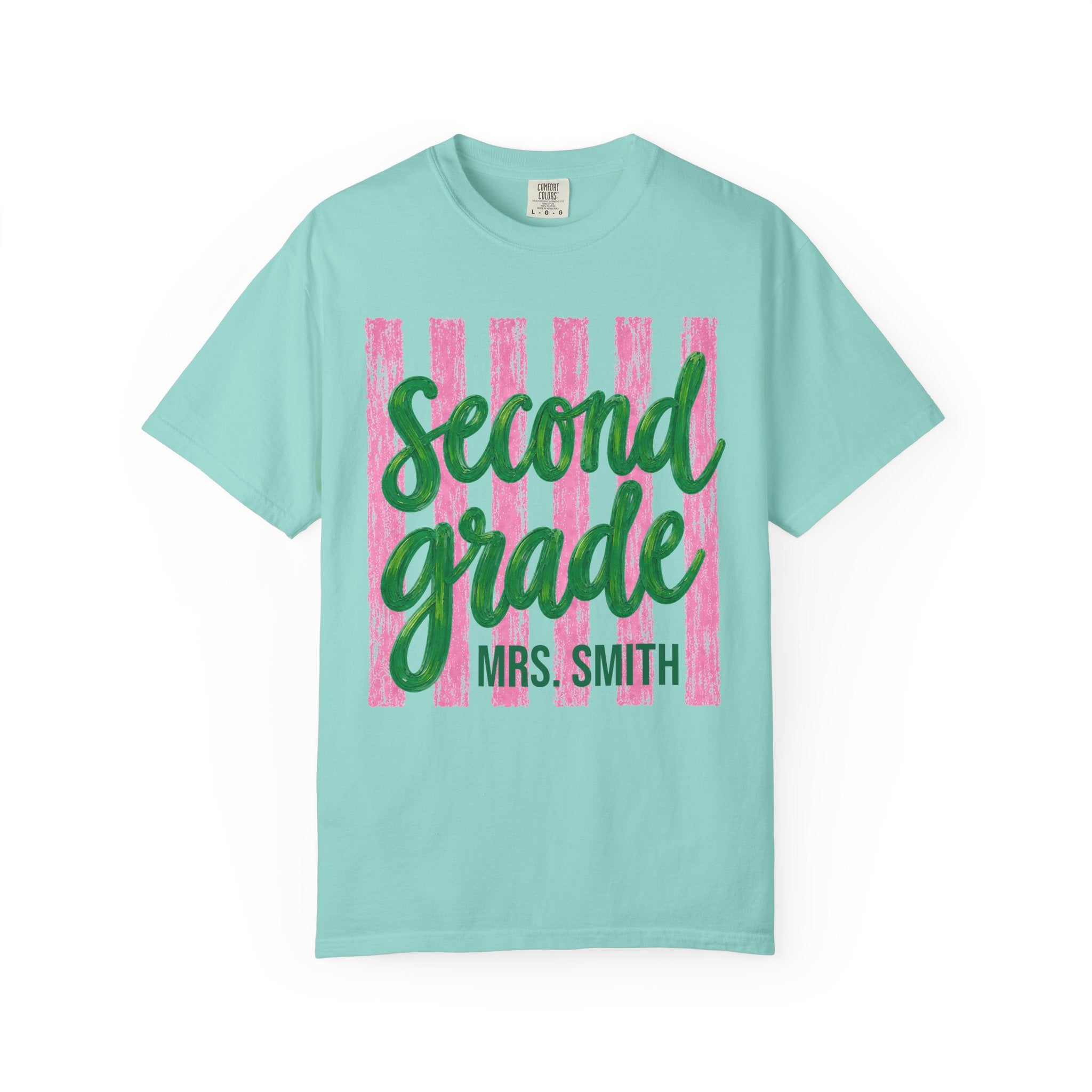 Personalized Second Grade Teacher Shirt | 2nd Grade Team Tee | Painted Script Back to School Shirt