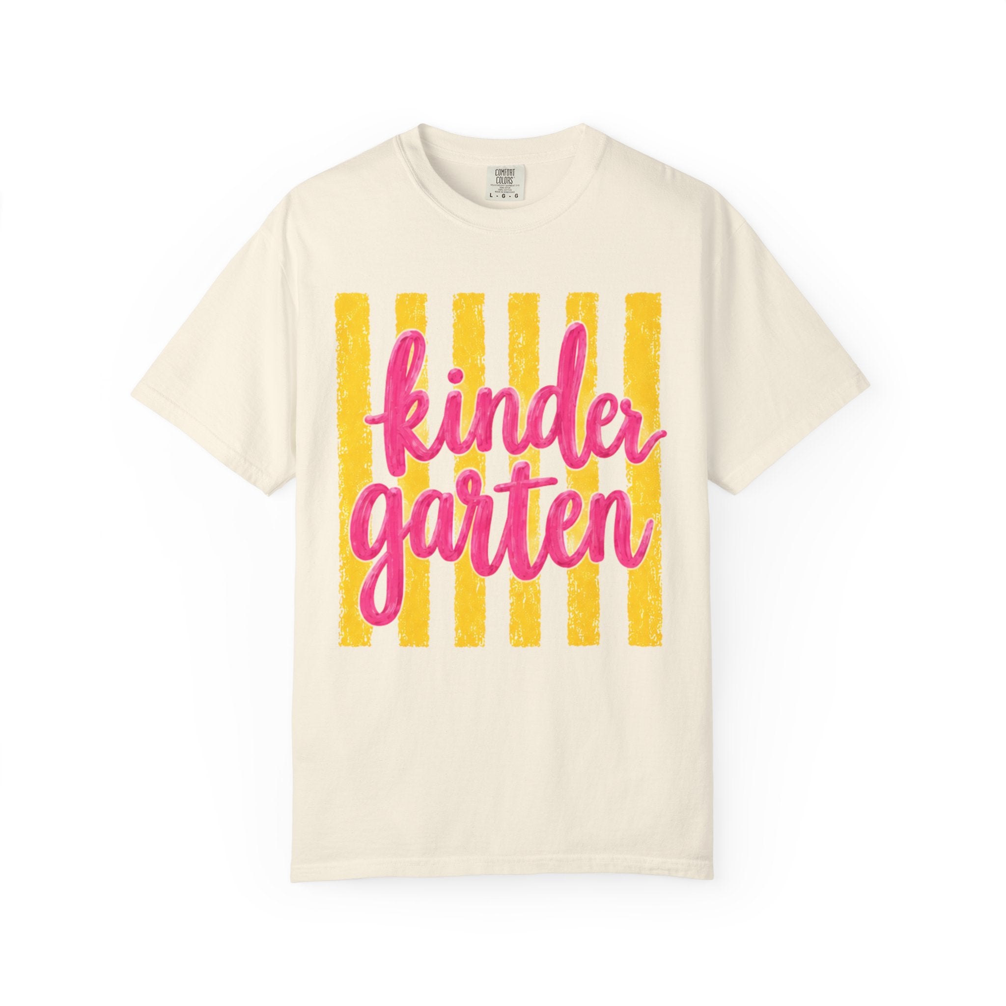 Kindergarten Teacher Shirt | Kinder Grade Level Team Tee | Painted Script Back to School Shirt