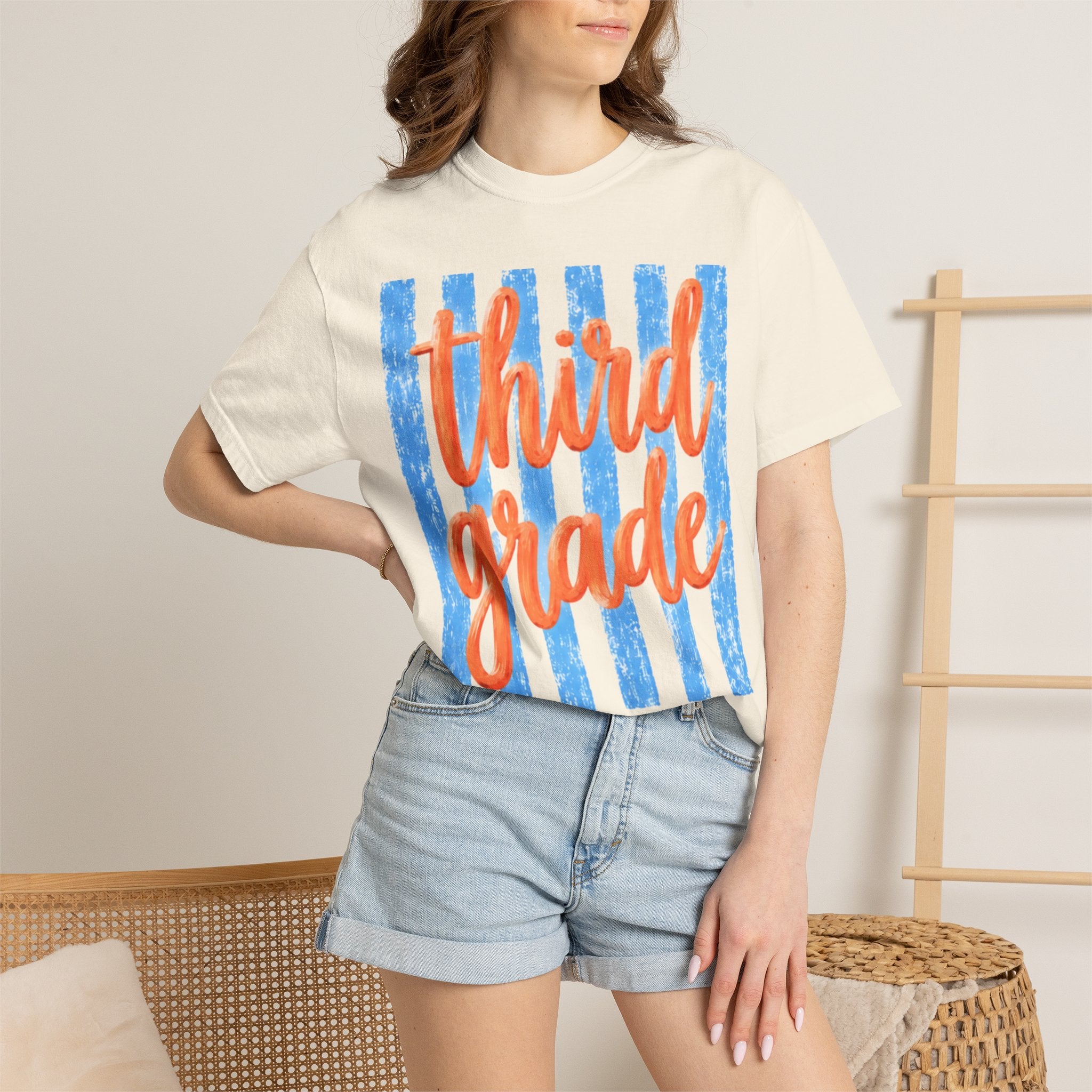 Third Grade Teacher Shirt | 3rd Grade Team Tee | Painted Script Back to School Shirt