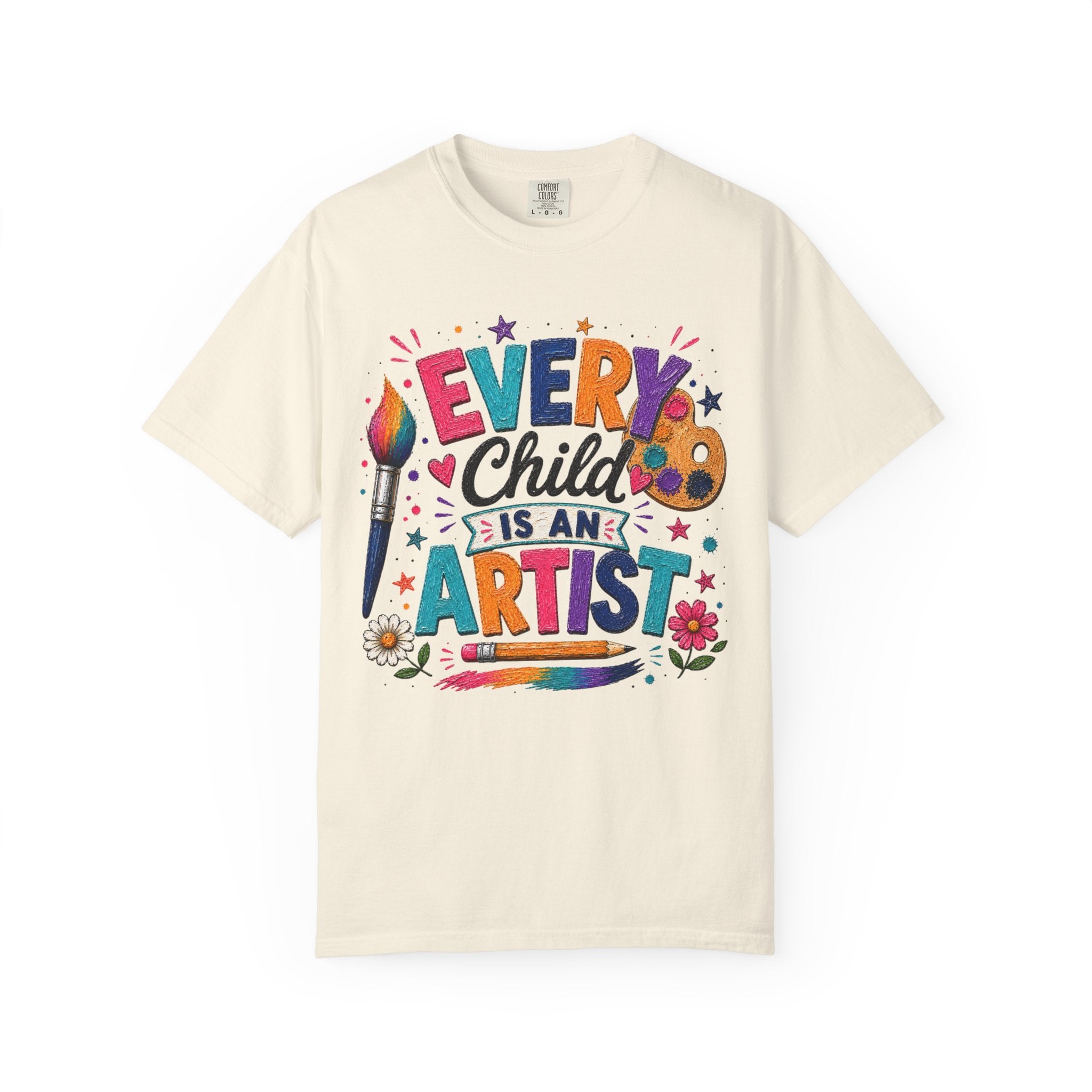 Every Child Is an Artist Shirt | Art Teacher Shirt | Elementary Art Teacher Gift | Inspirational Teacher Tee | Creative Classroom Shirt | Back to School Teacher Gift
