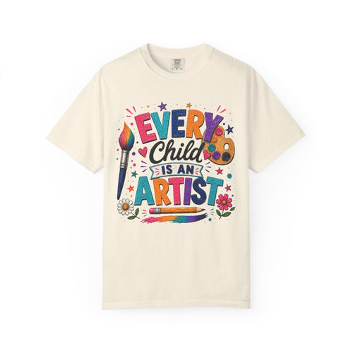 Every Child Is an Artist Shirt | Art Teacher Shirt | Elementary Art Teacher Gift | Inspirational Teacher Tee | Creative Classroom Shirt | Back to School Teacher Gift