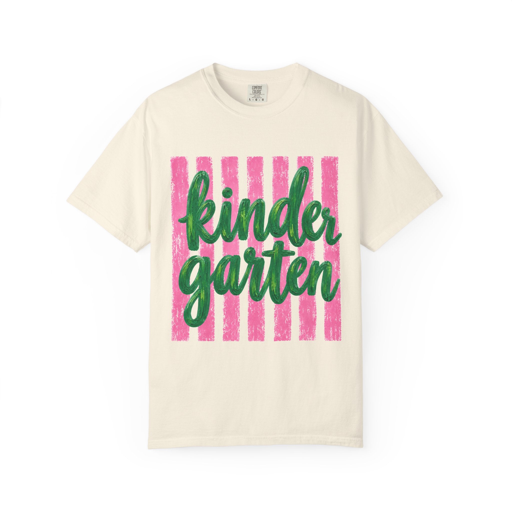 Kindergarten Teacher Shirt | Kinder Grade Level Team Tee | Painted Script Back to School Shirt