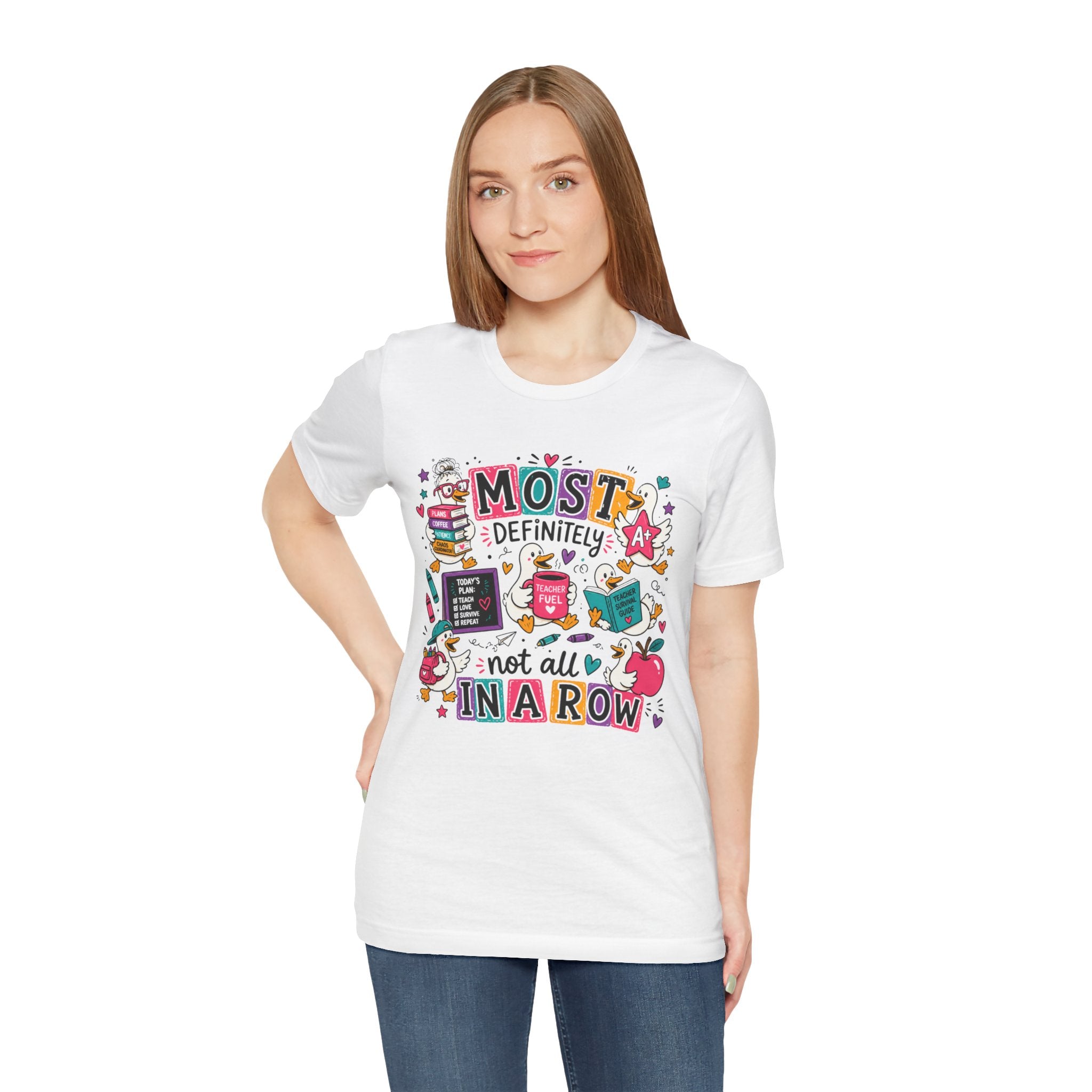 My Ducks Are Definitely Not In a Row Shirt | Funny Teacher Shirt