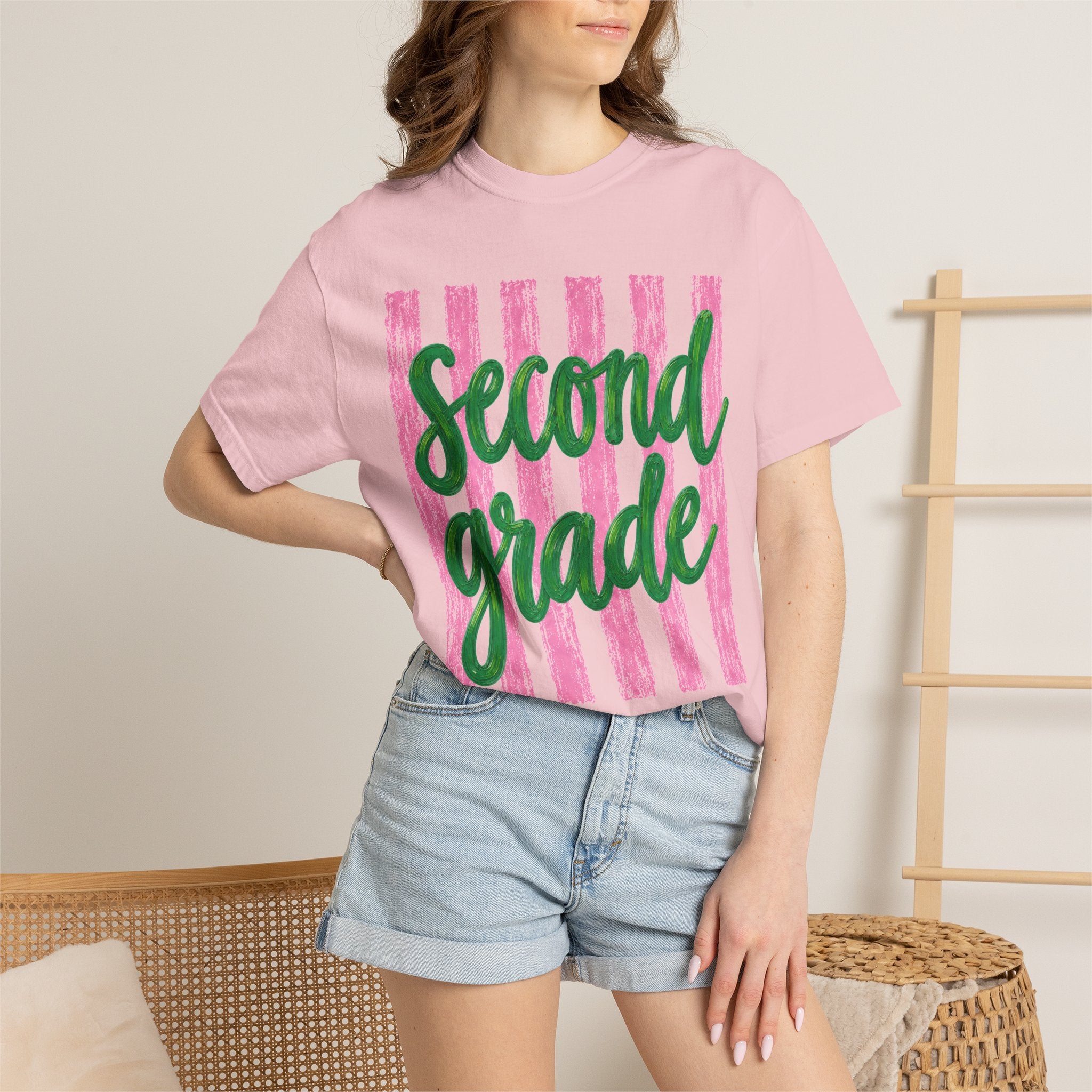 Second Grade Teacher Shirt | 2nd Grade Team Tee | Painted Script Back to School Shirt