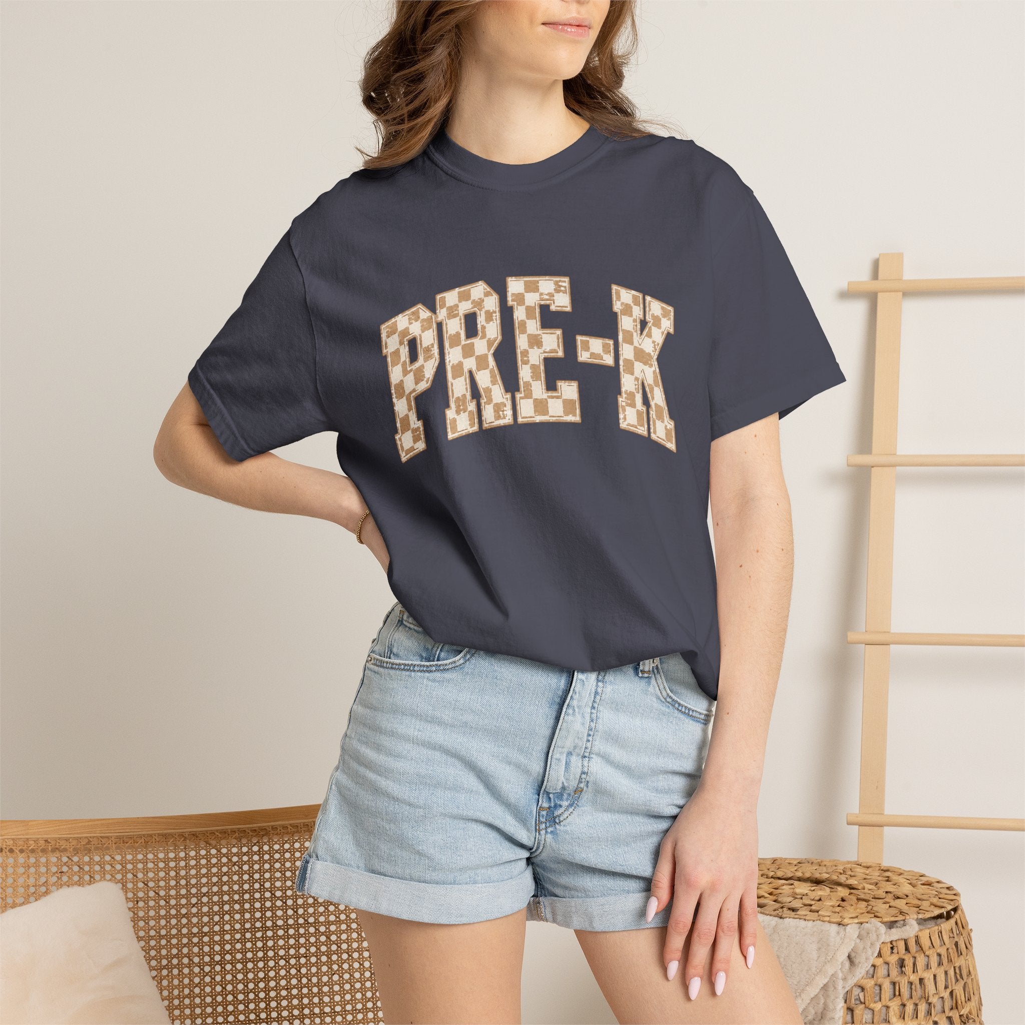 Pre-K Teacher Shirt | Retro Leopard Teacher Tee