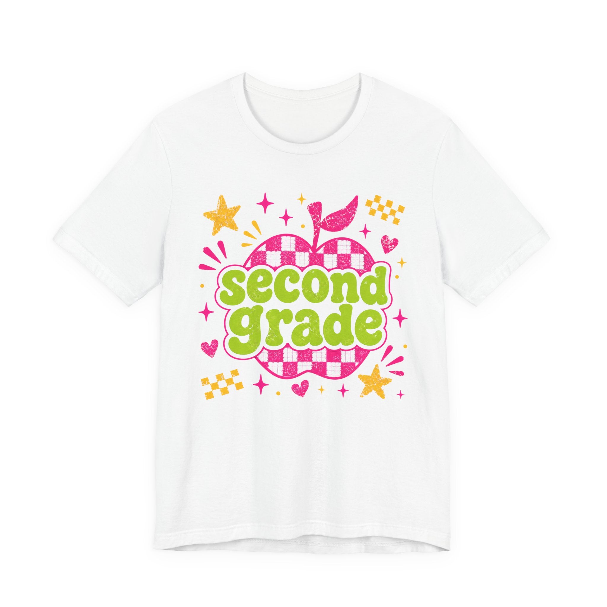 Second Grade eacher Shirt | Custom Teacher Tee | Back to School Teacher Gift | Bella+Canvas 3001 Graphic T-Shirt