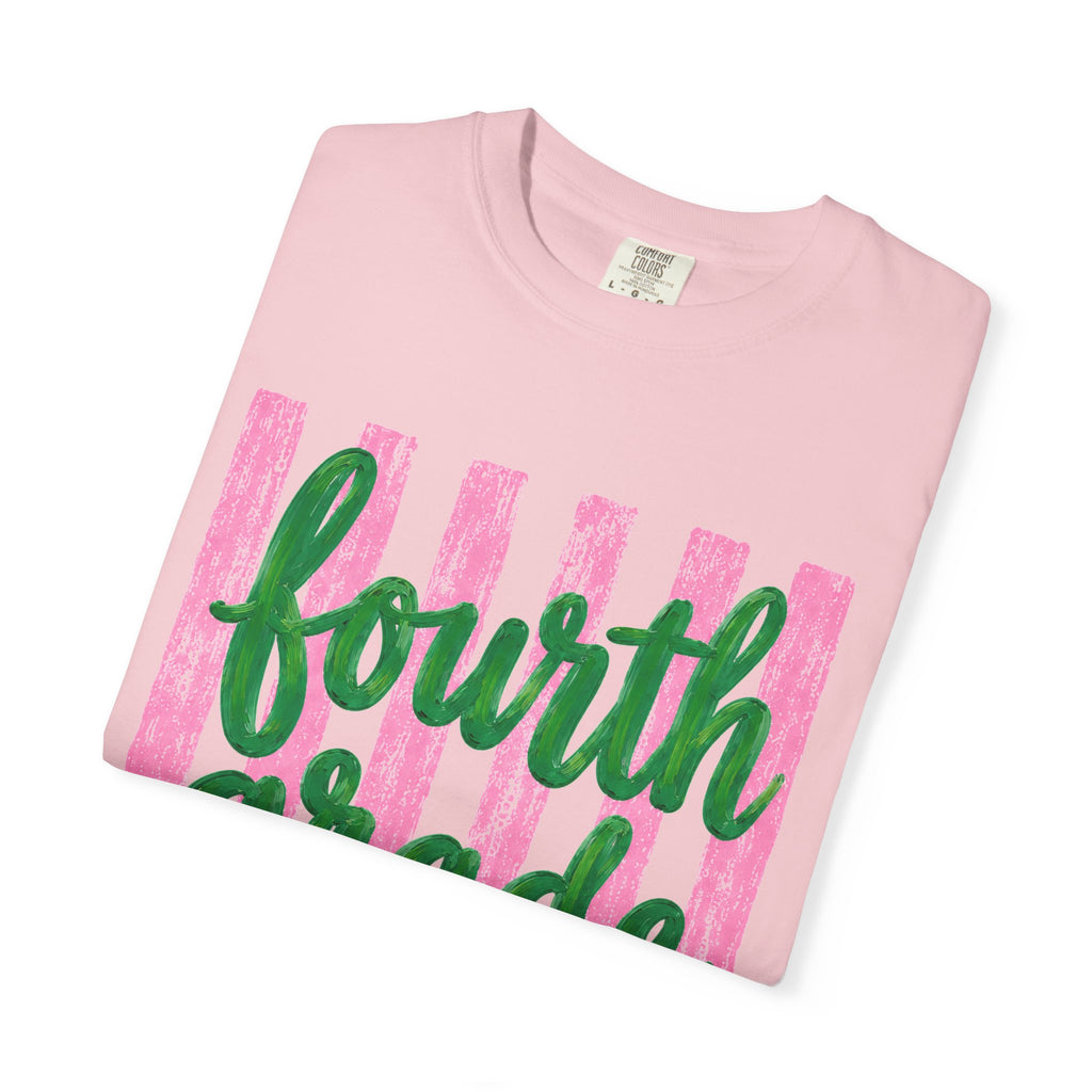 Personalized Fourth Grade Teacher Shirt | 4th Grade Team Tee | Painted Script Back to School Shirt