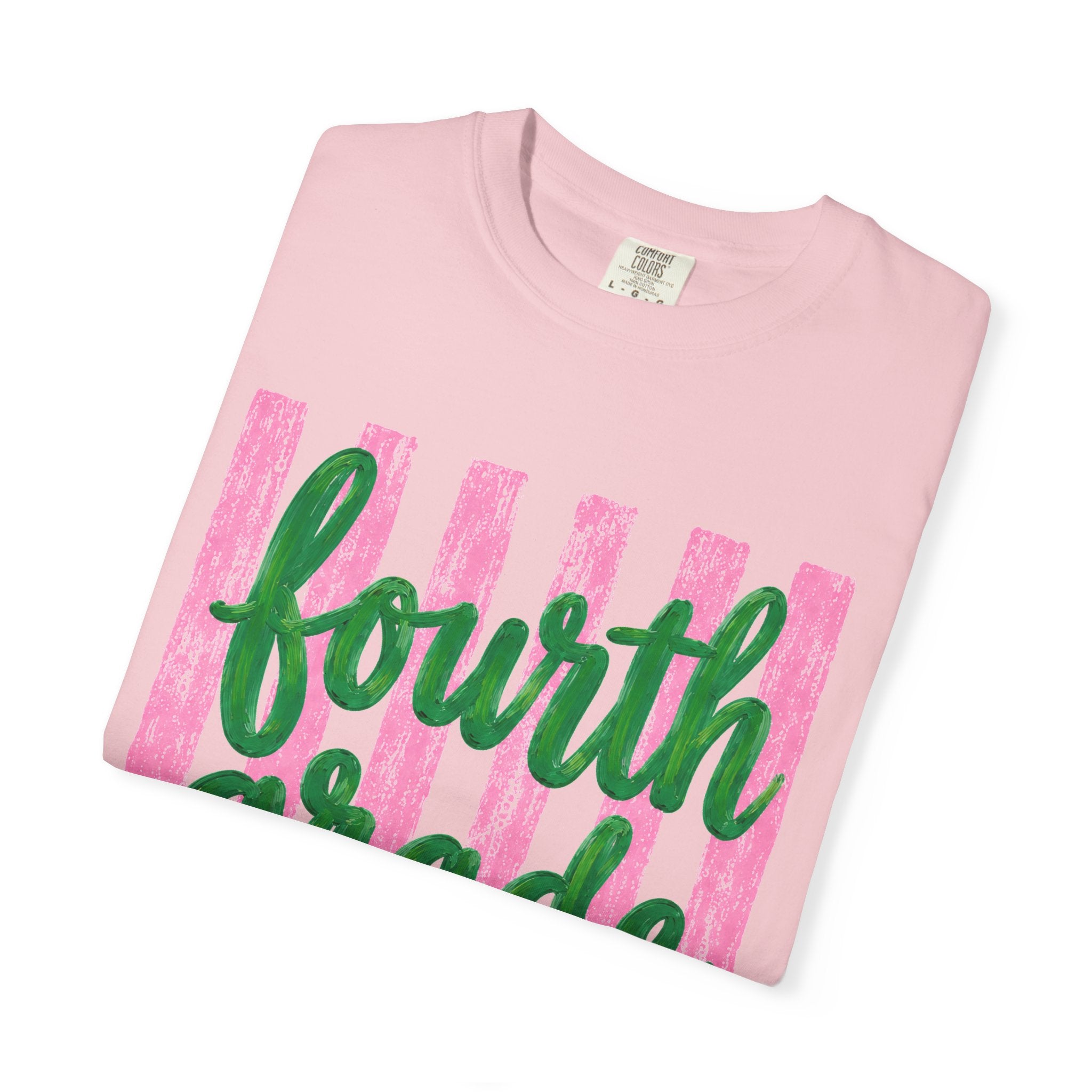 Personalized Fourth Grade Teacher Shirt | 4th Grade Team Tee | Painted Script Back to School Shirt
