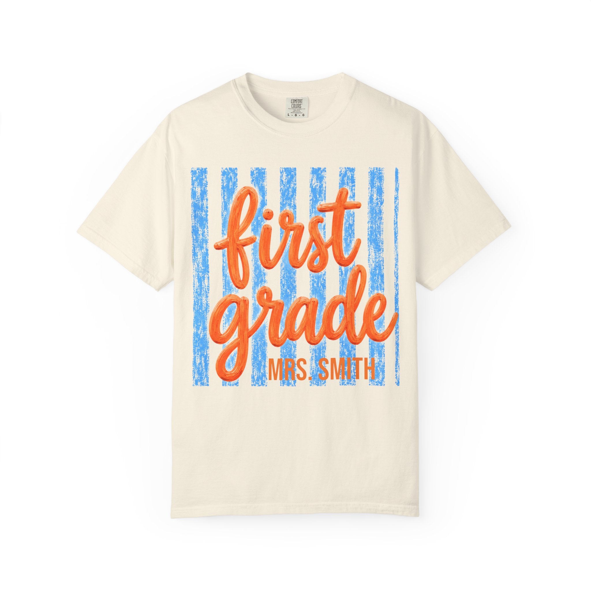 Personalized First Grade Teacher Shirt | 1st Grade Team Tee | Painted Script Back to School Shirt