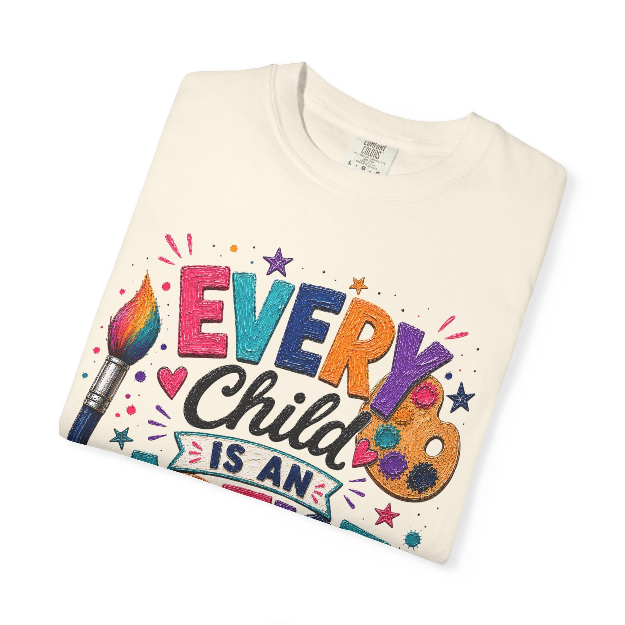 Every Child Is an Artist Shirt | Art Teacher Shirt | Elementary Art Teacher Gift | Inspirational Teacher Tee | Creative Classroom Shirt | Back to School Teacher Gift