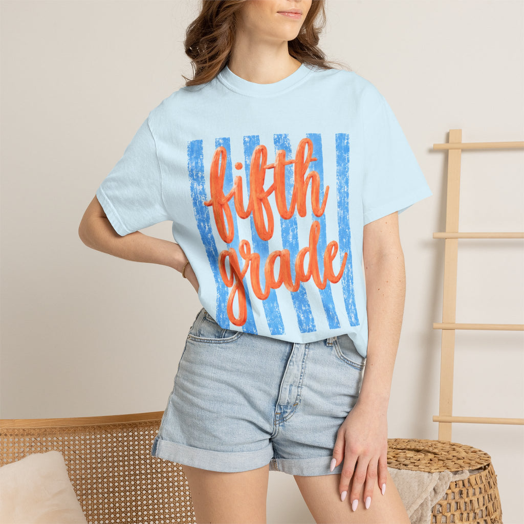 Fifth Grade Teacher Shirt | 5th Grade Team Tee | Painted Script Back to School Shirt