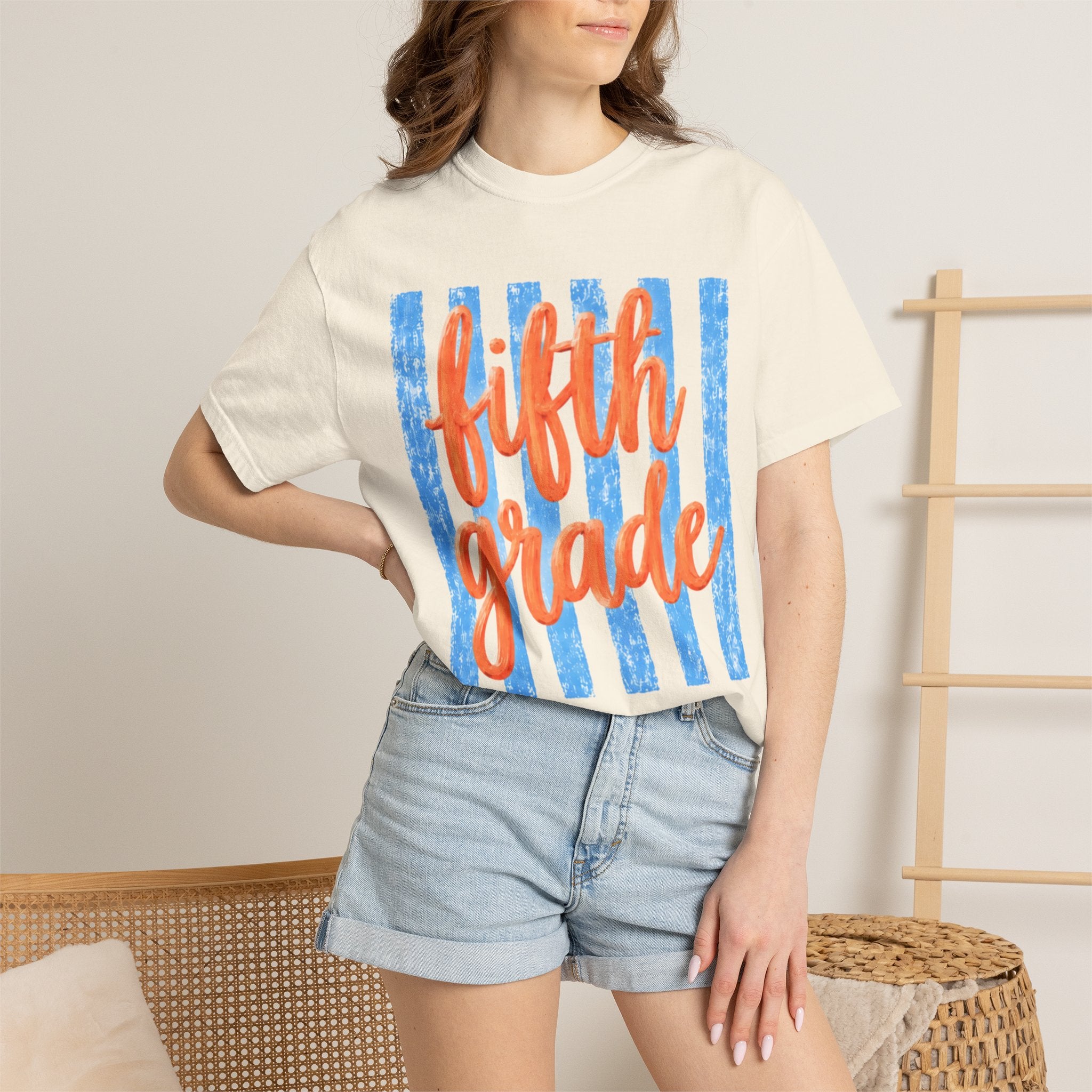 Fifth Grade Teacher Shirt | 5th Grade Team Tee | Painted Script Back to School Shirt