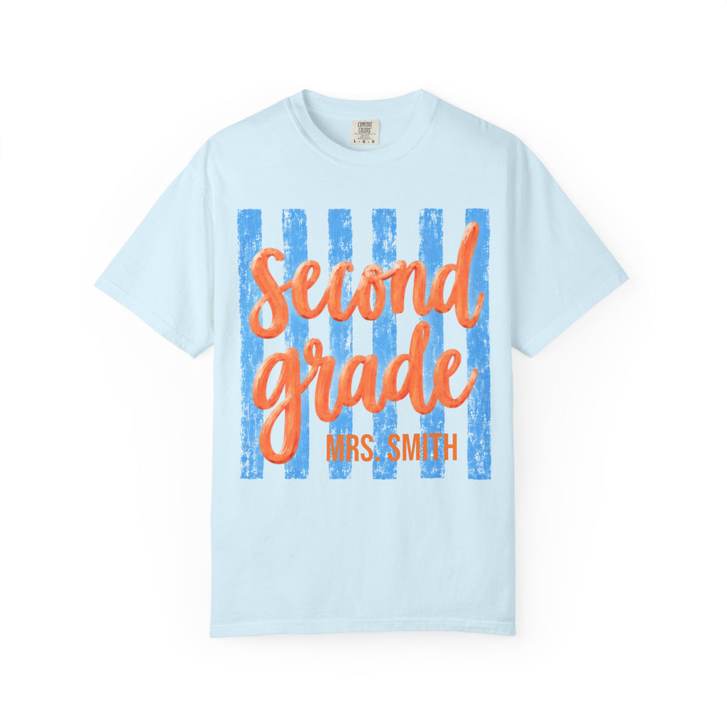Personalized Second Grade Teacher Shirt | 2nd Grade Team Tee | Painted Script Back to School Shirt