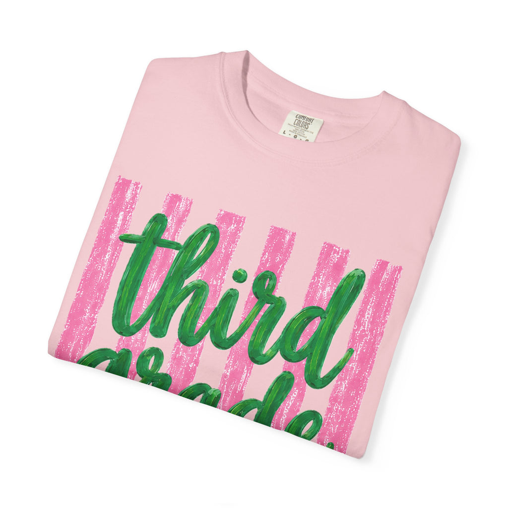 Personalized Third Grade Teacher Shirt | 3rd Grade Team Tee | Painted Script Back to School Shirt