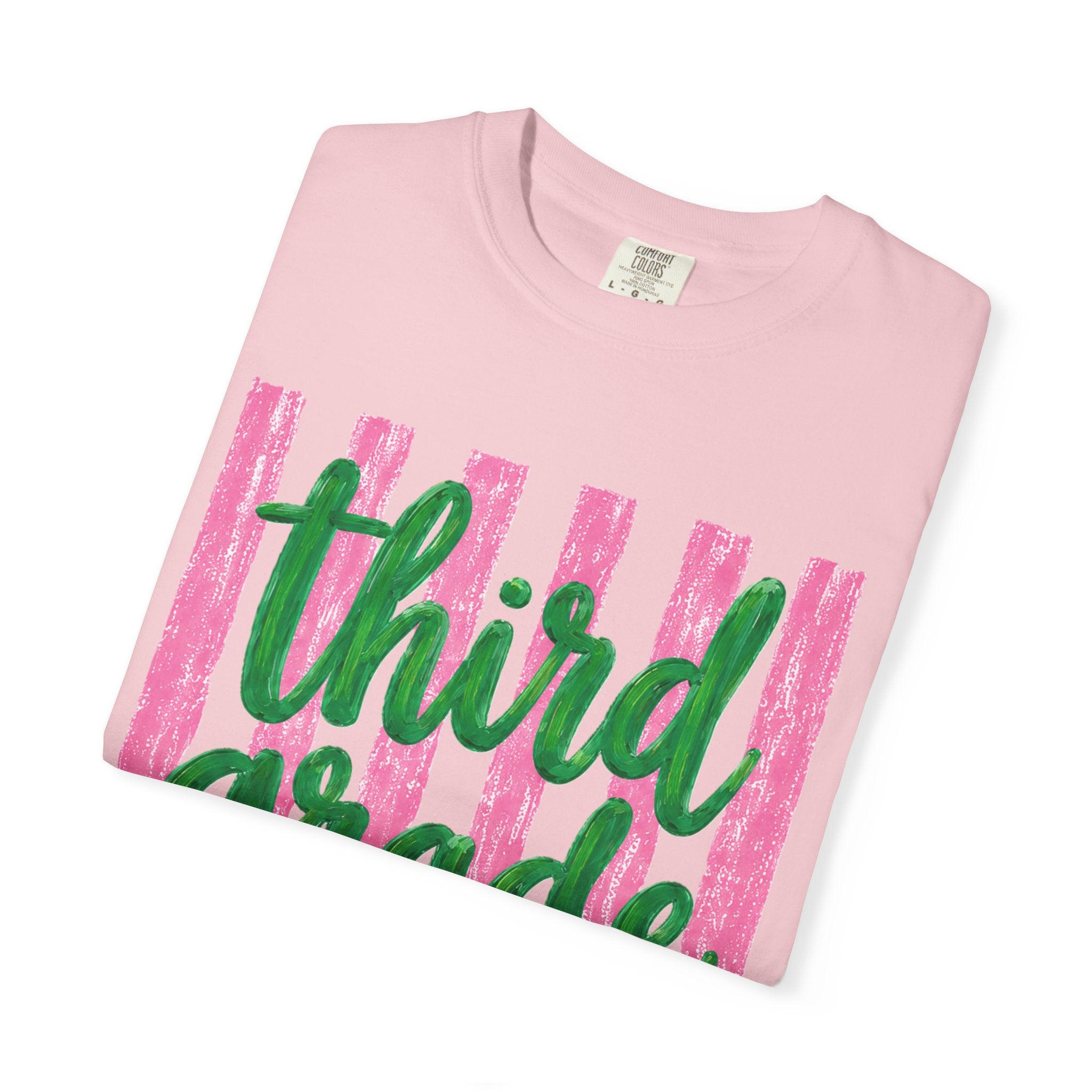 Personalized Third Grade Teacher Shirt | 3rd Grade Team Tee | Painted Script Back to School Shirt