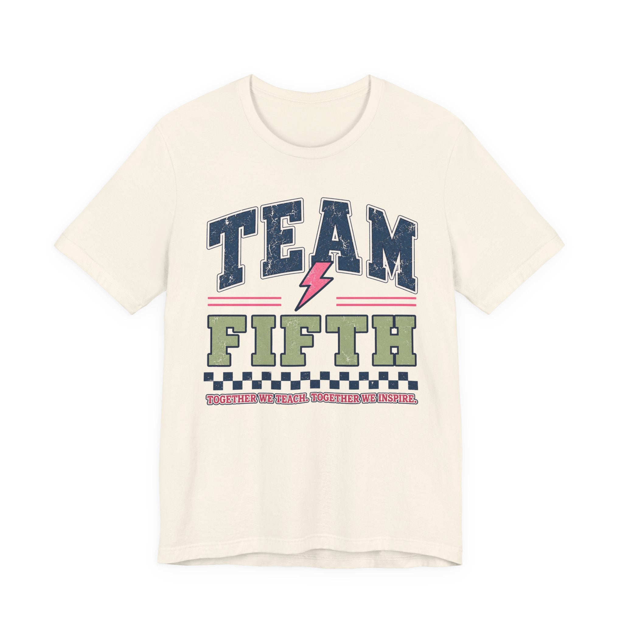 Fifth Grade Varsity Teacher Shirt | Custom Teacher Tee | Back to School Teacher Gift | Bella+Canvas 3001 Graphic T-Shirt